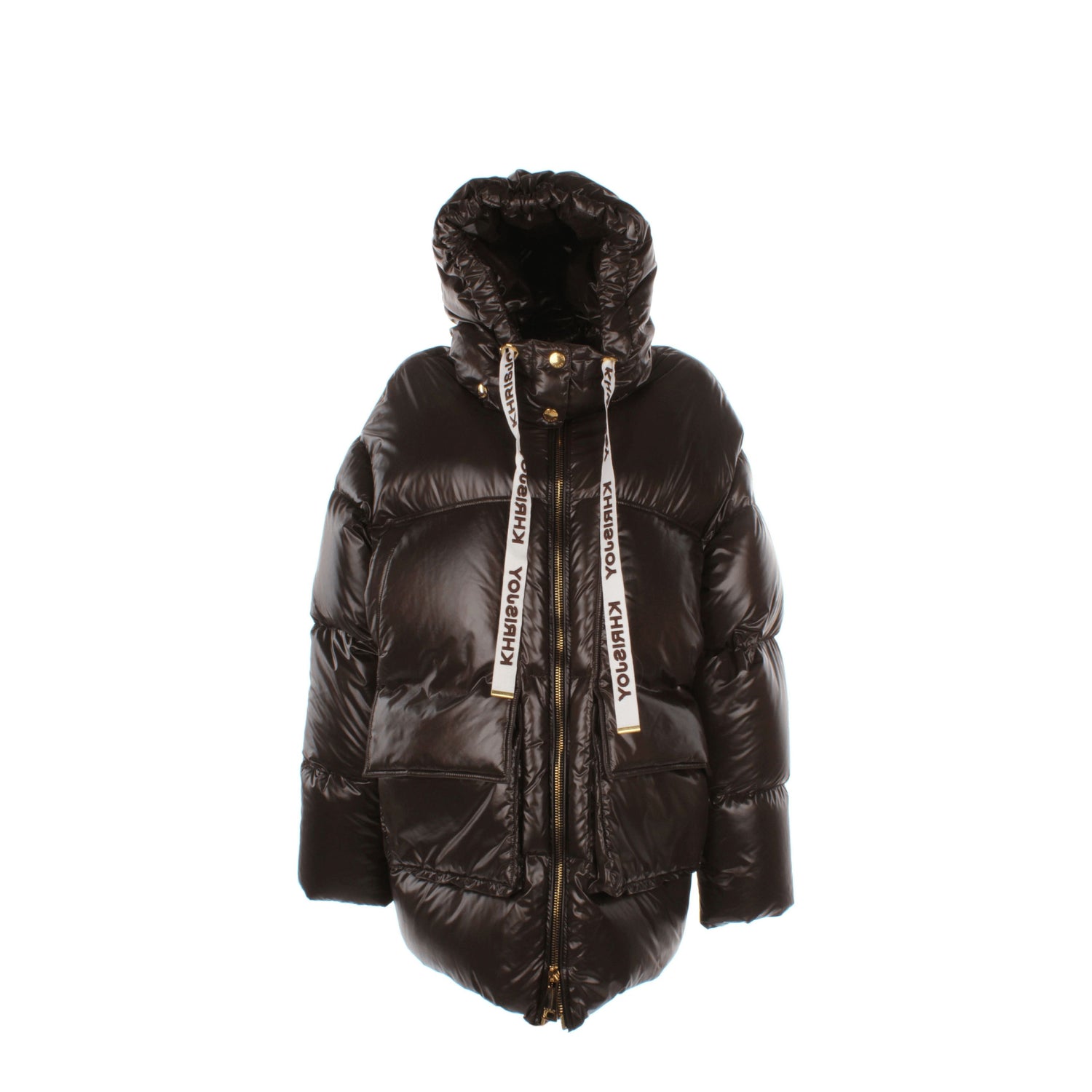 Khrisjoy Idee Regalo puff parka Donna Poliammide Marrone