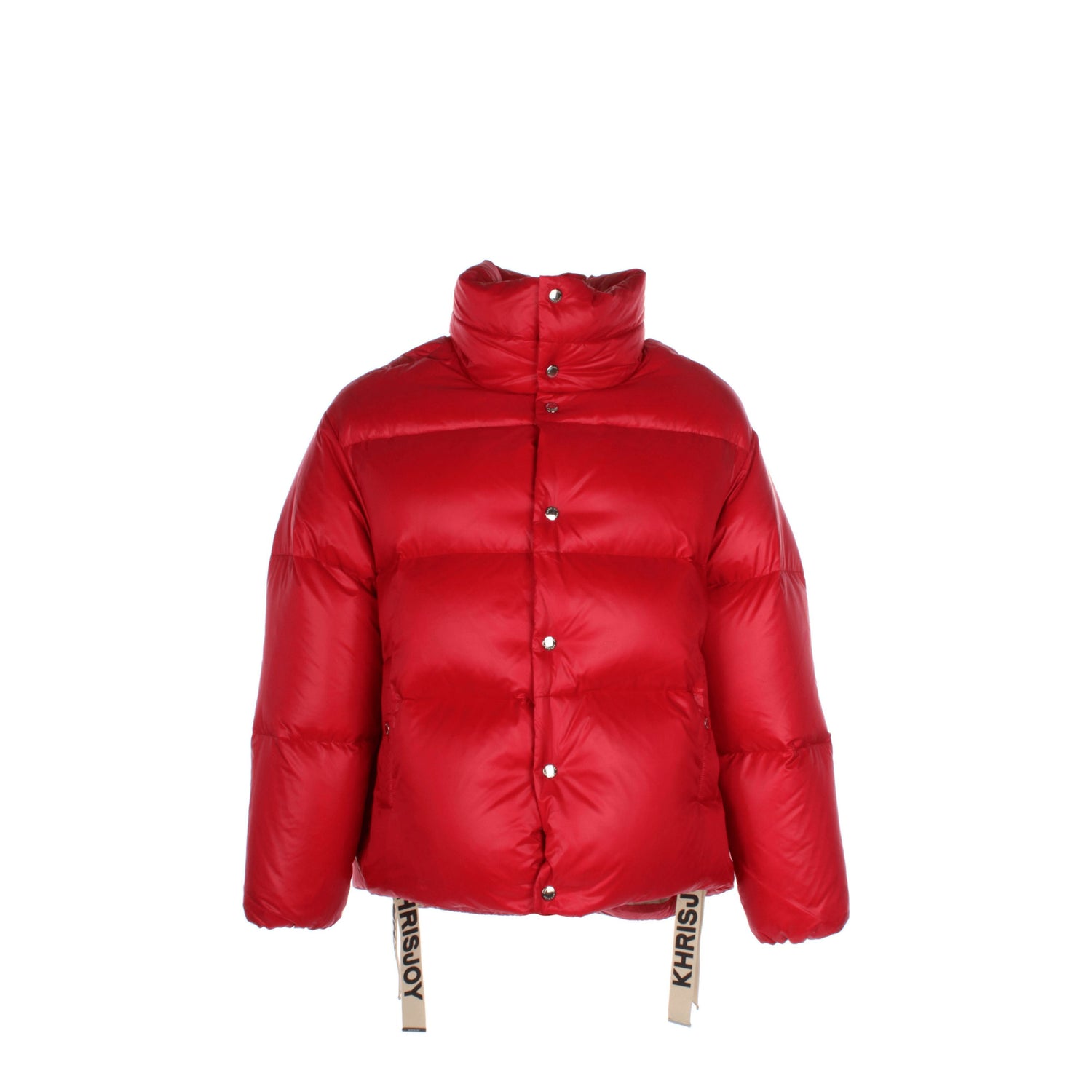 Khrisjoy Idee regalo puff oversize bomber Uomo Poliammide Rosso Rosso Brillante