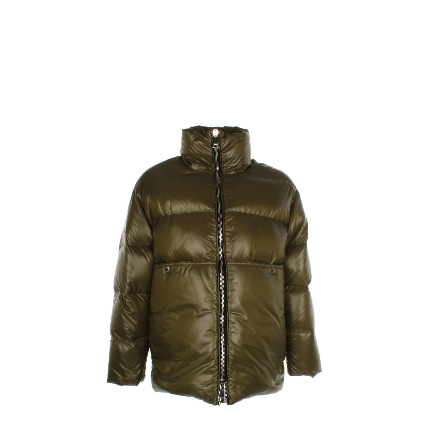 Khrisjoy Idee regalo khris men puffer jacket Uomo Poliammide Verde Verde Militare