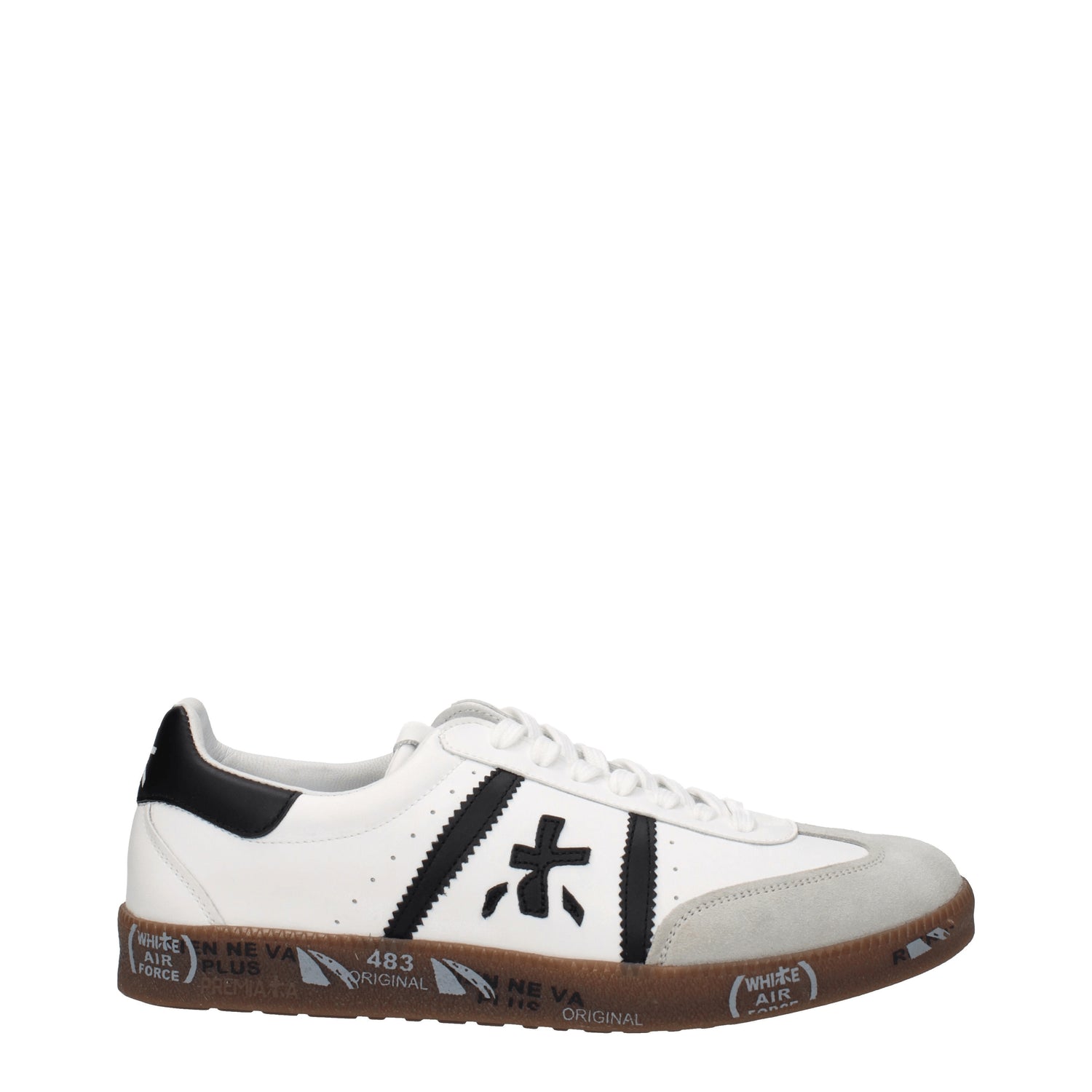 Premiata Sneakers bonnie Uomo Pelle Bianco Nero