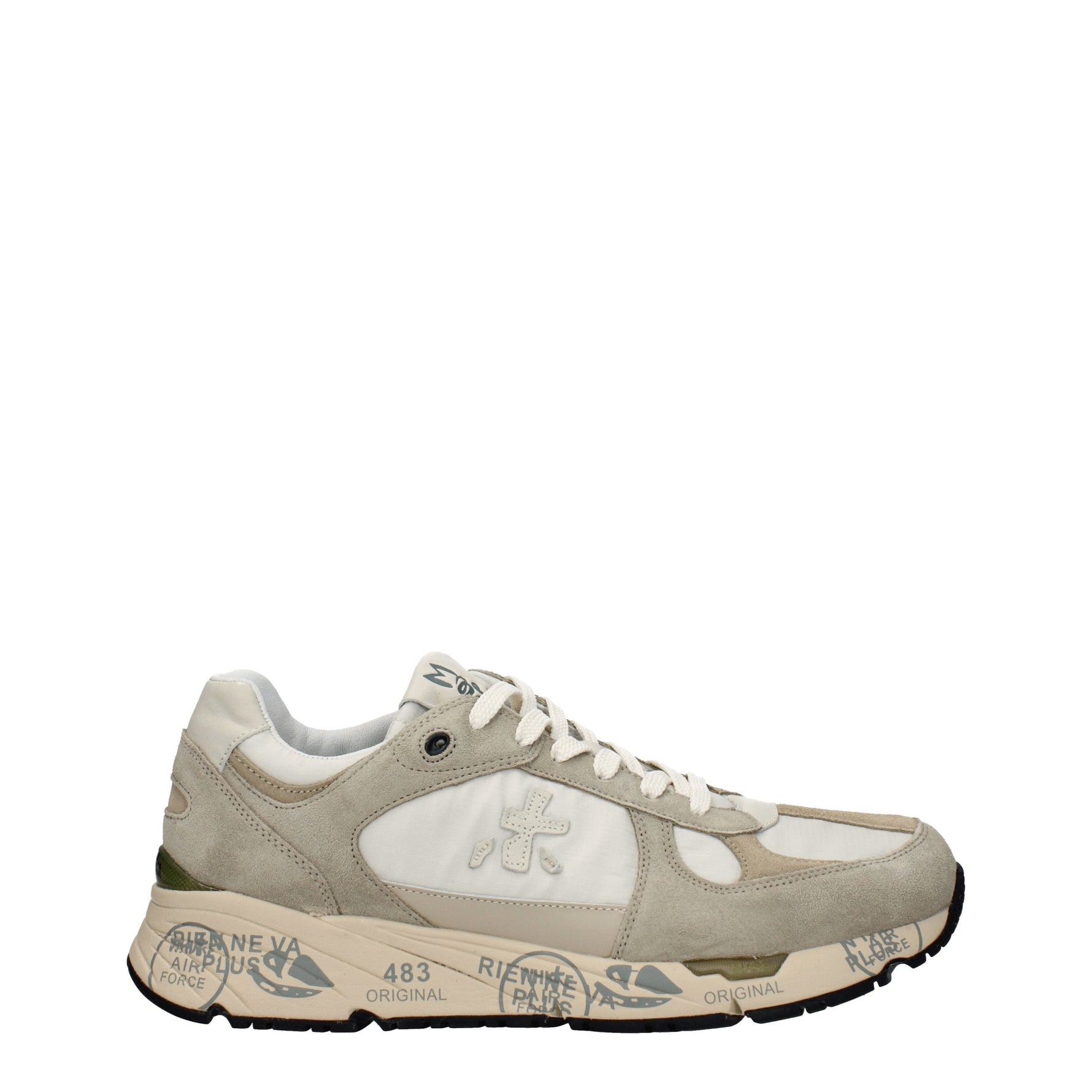 Premiata Sneakers mase Uomo Camoscio Grigio Grigio Chiaro