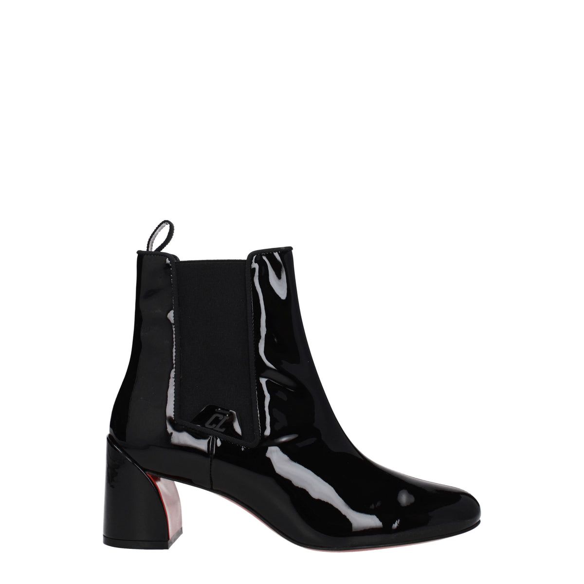 Louboutin Stivaletti turelastic Donna Vernice Nero