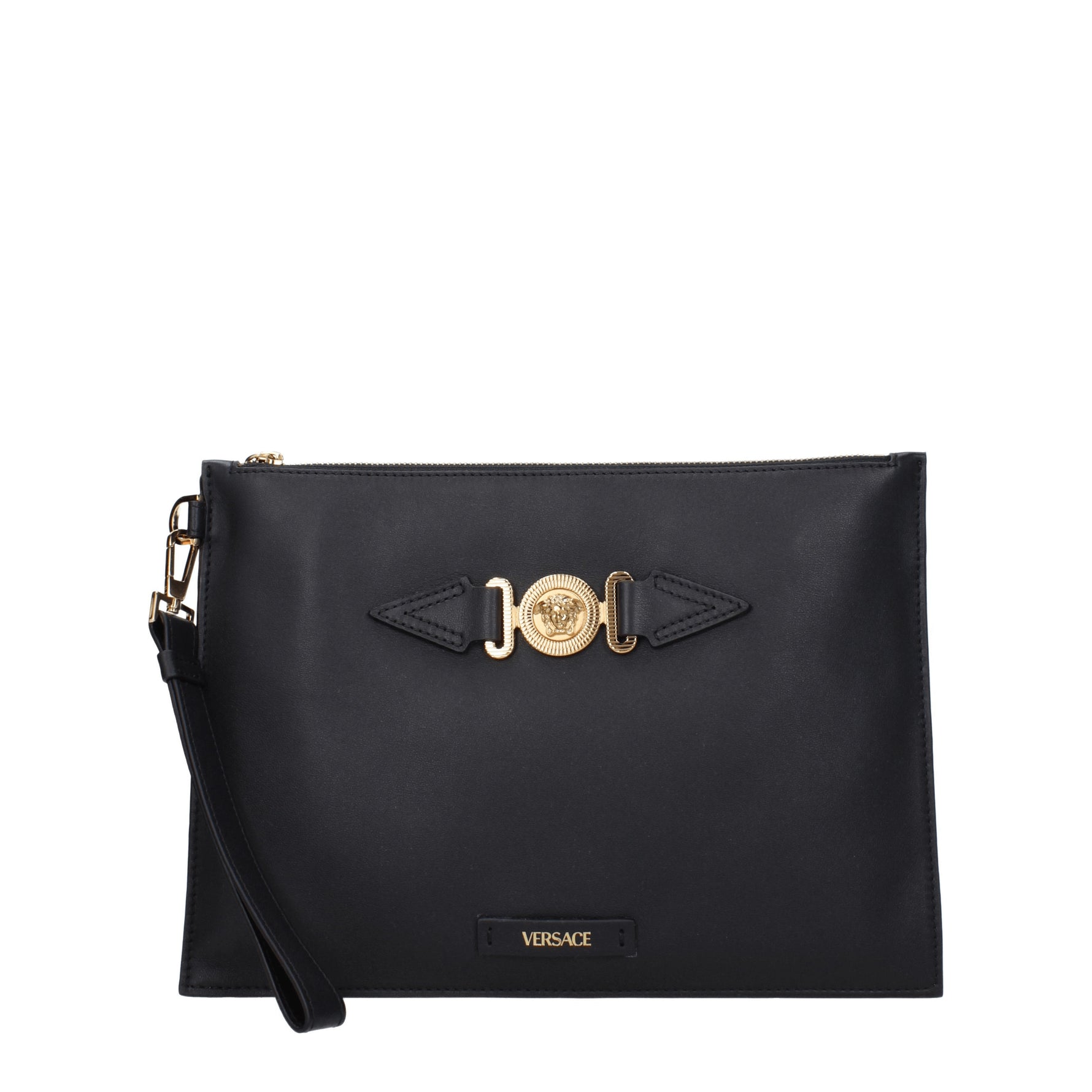 Versace Pochette Uomo Pelle Nero