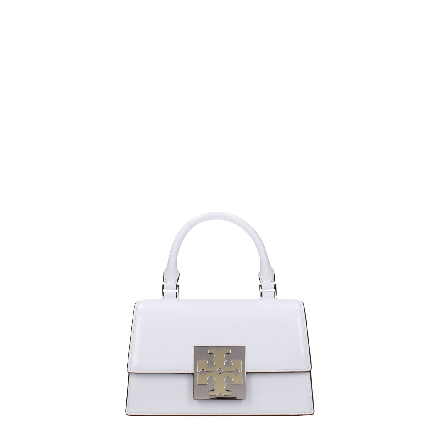 Tory Burch Borse a Mano bon bon Donna Pelle Bianco Bianco Ottico