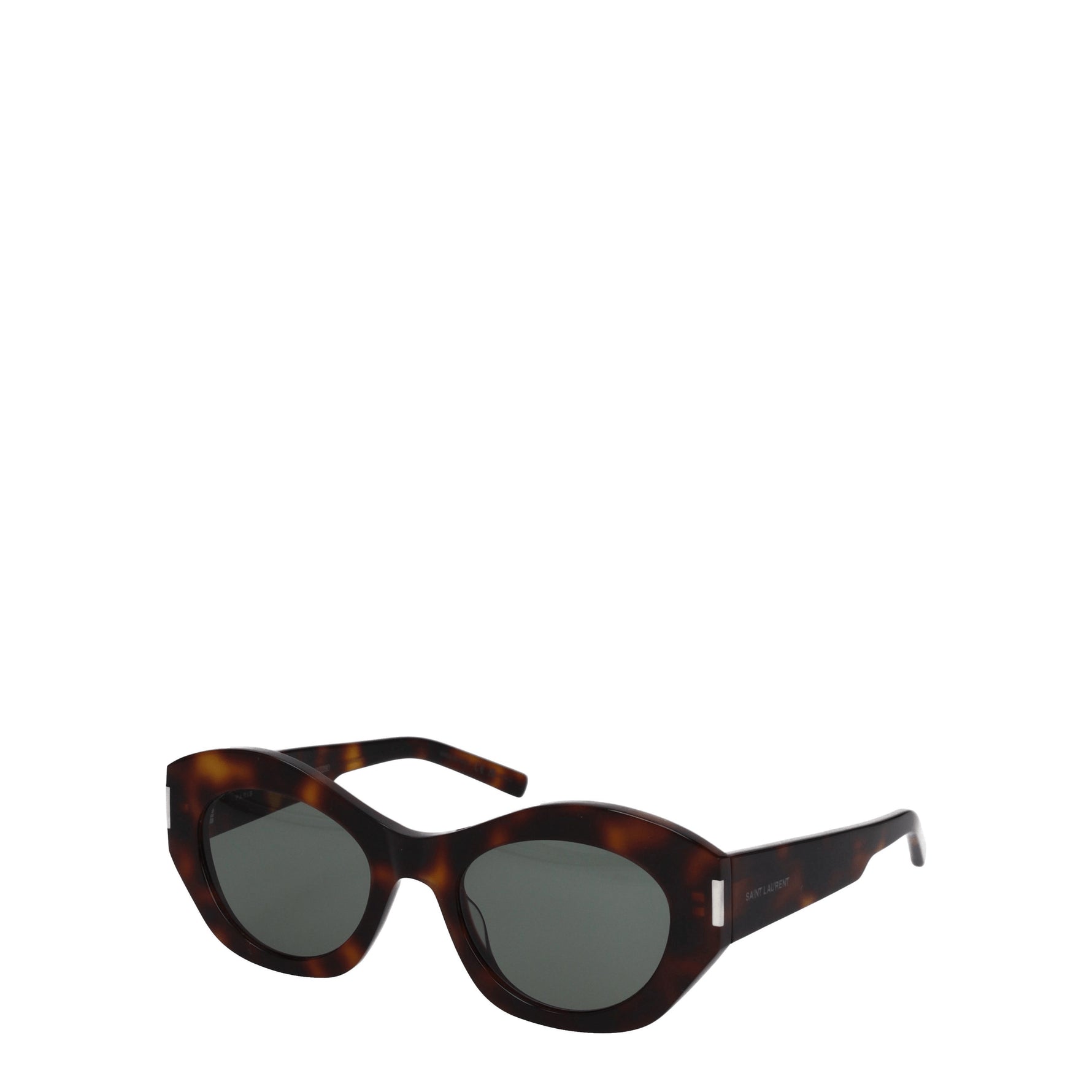 Saint Laurent Occhiali da Sole Donna Acetato Marrone Leopardato