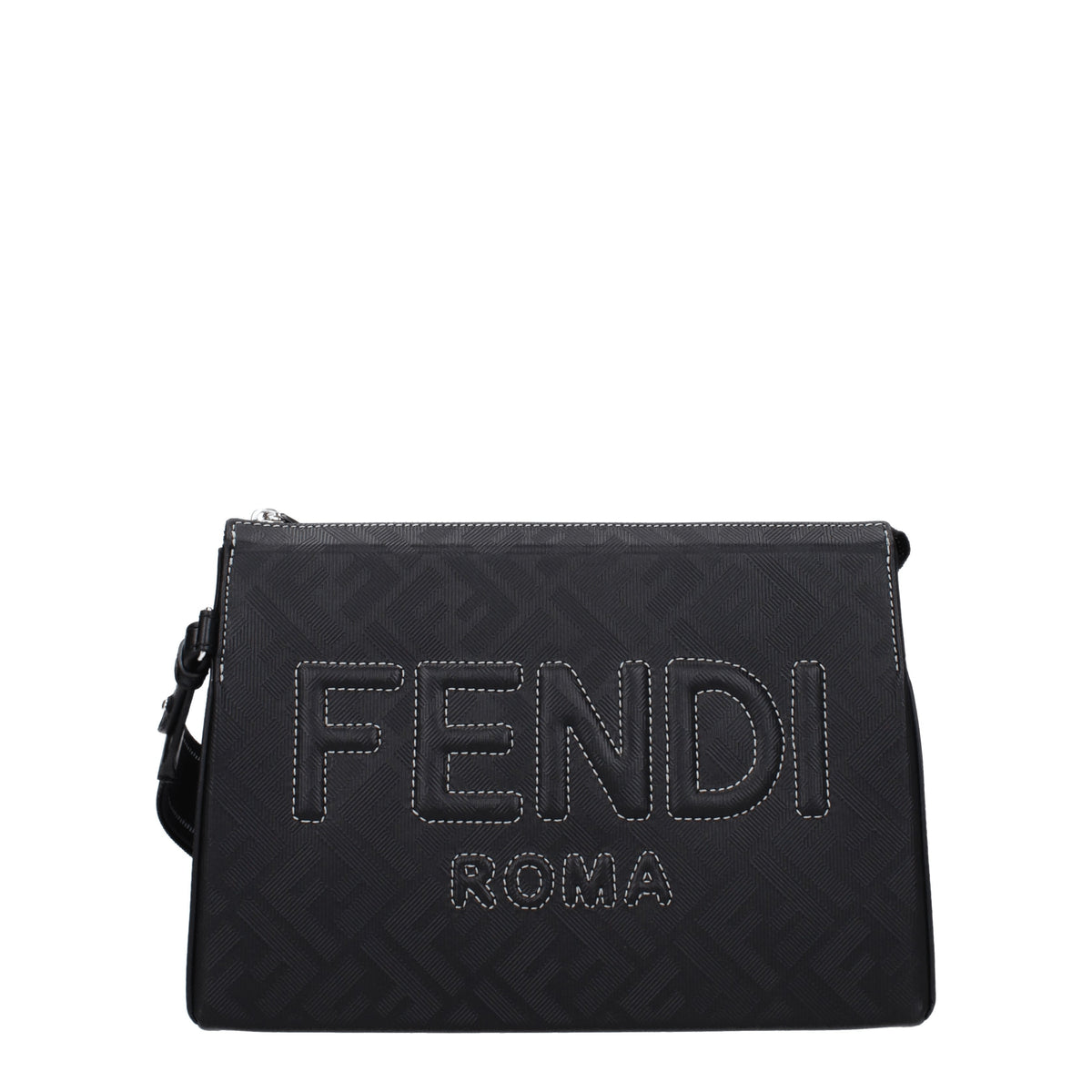 Fendi Pochette Uomo Pelle Nero