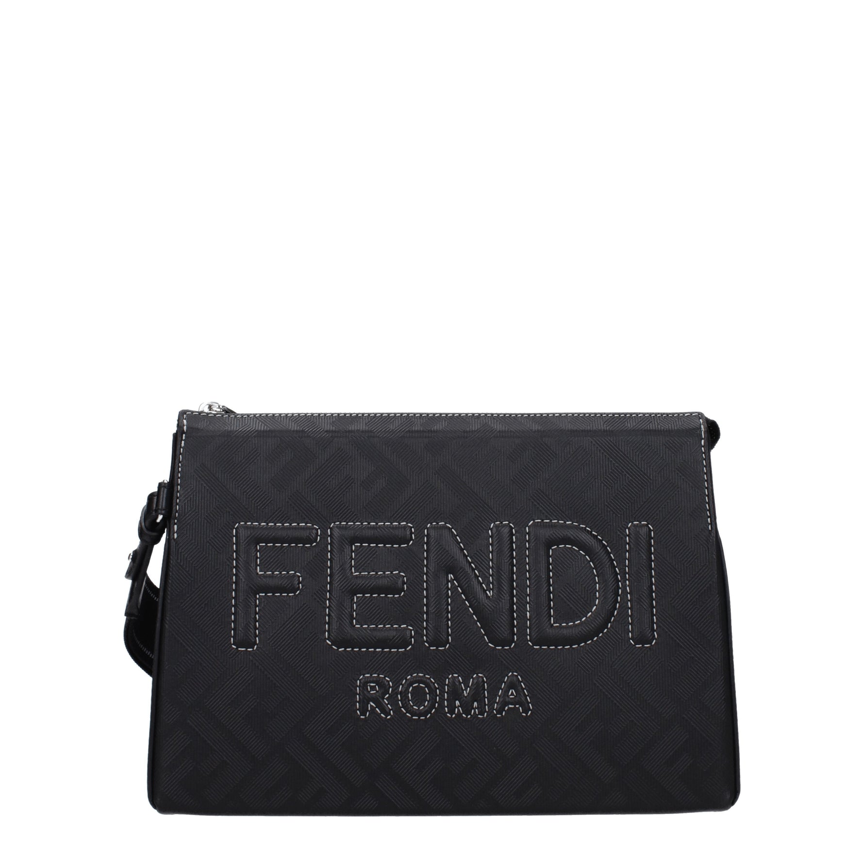 Fendi Pochette Uomo Pelle Nero