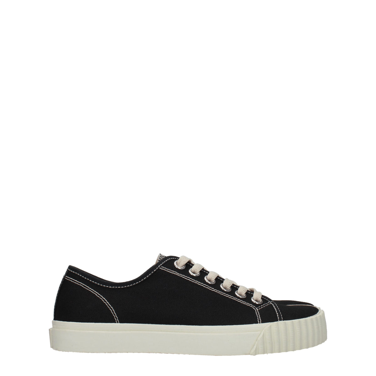 Maison Margiela Sneakers tabi Donna Tessuto Nero