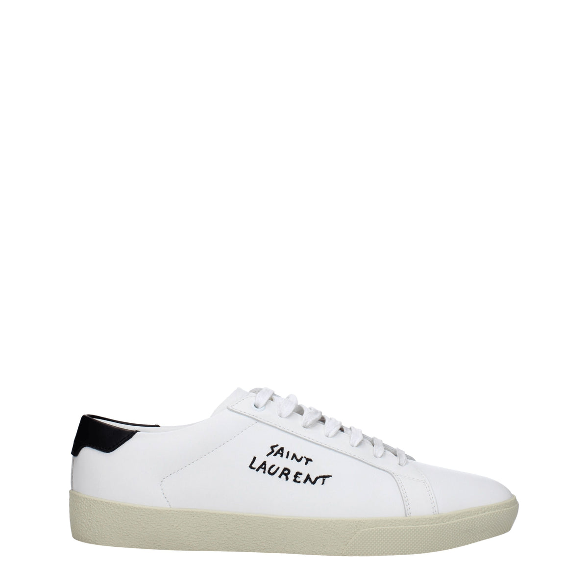 Saint Laurent Sneakers Uomo Pelle Bianco