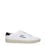 Saint Laurent Sneakers Uomo Pelle Bianco