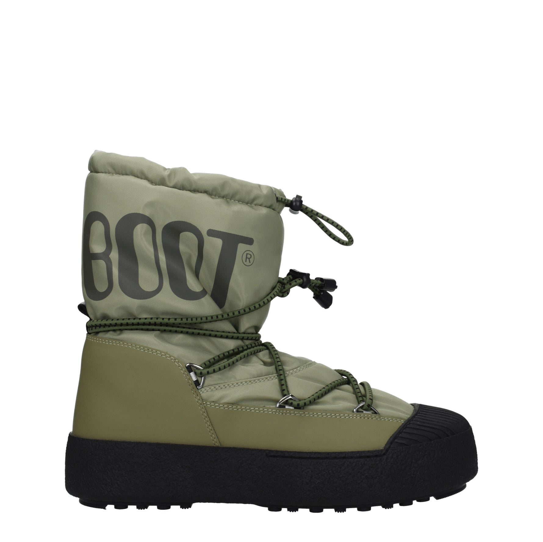 Moon Boot Stivaletti mtrack polar Uomo Tessuto Verde Verde Militare