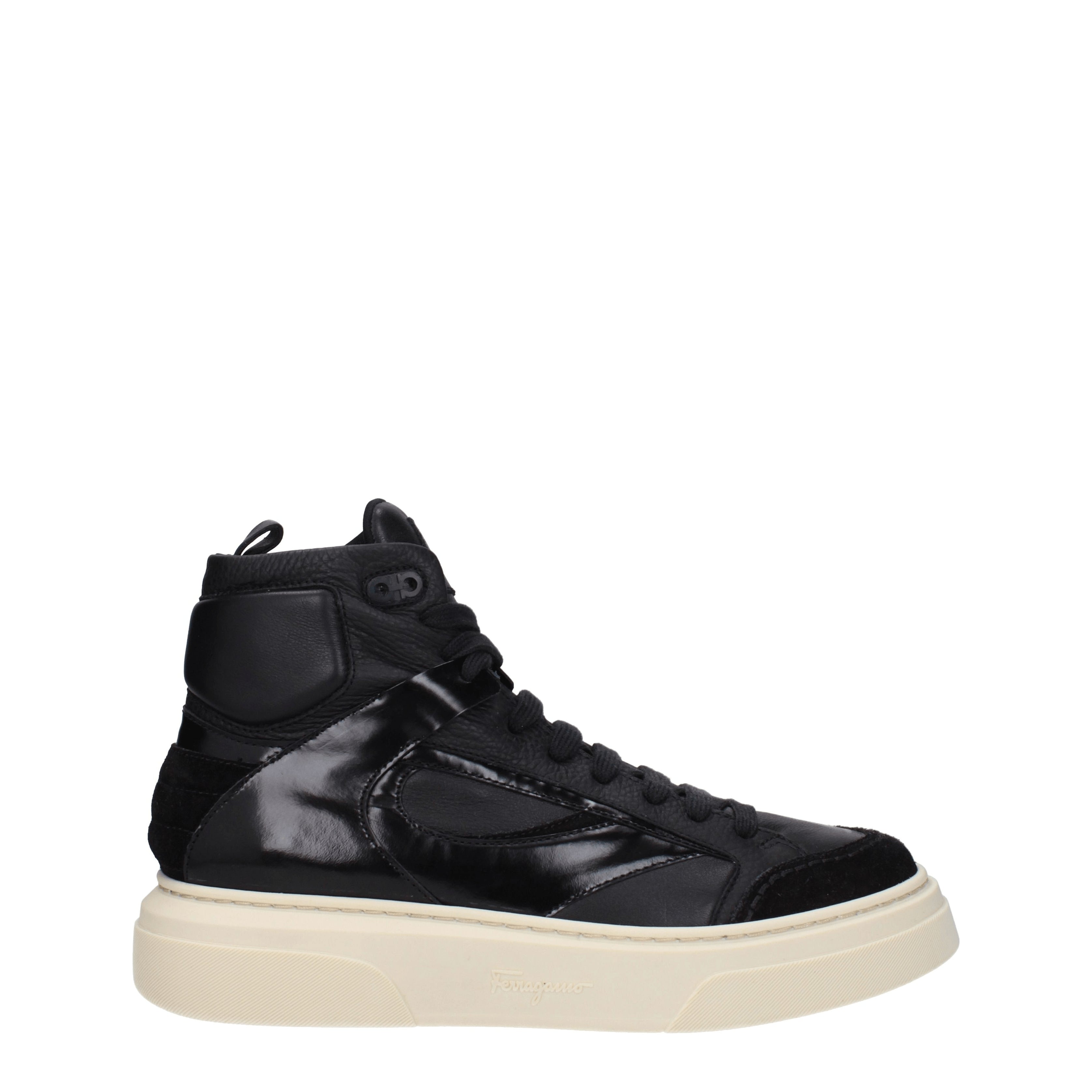 Salvatore Ferragamo Sneakers Men Leather Black B Exit B Exit top shop online