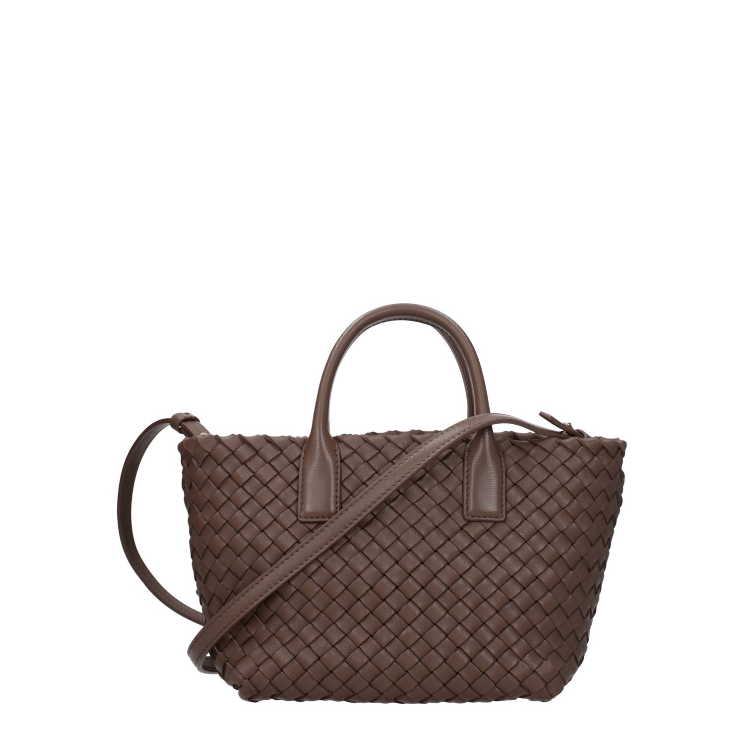 Bottega Veneta Borse a Mano Donna Pelle Grigio Talpa