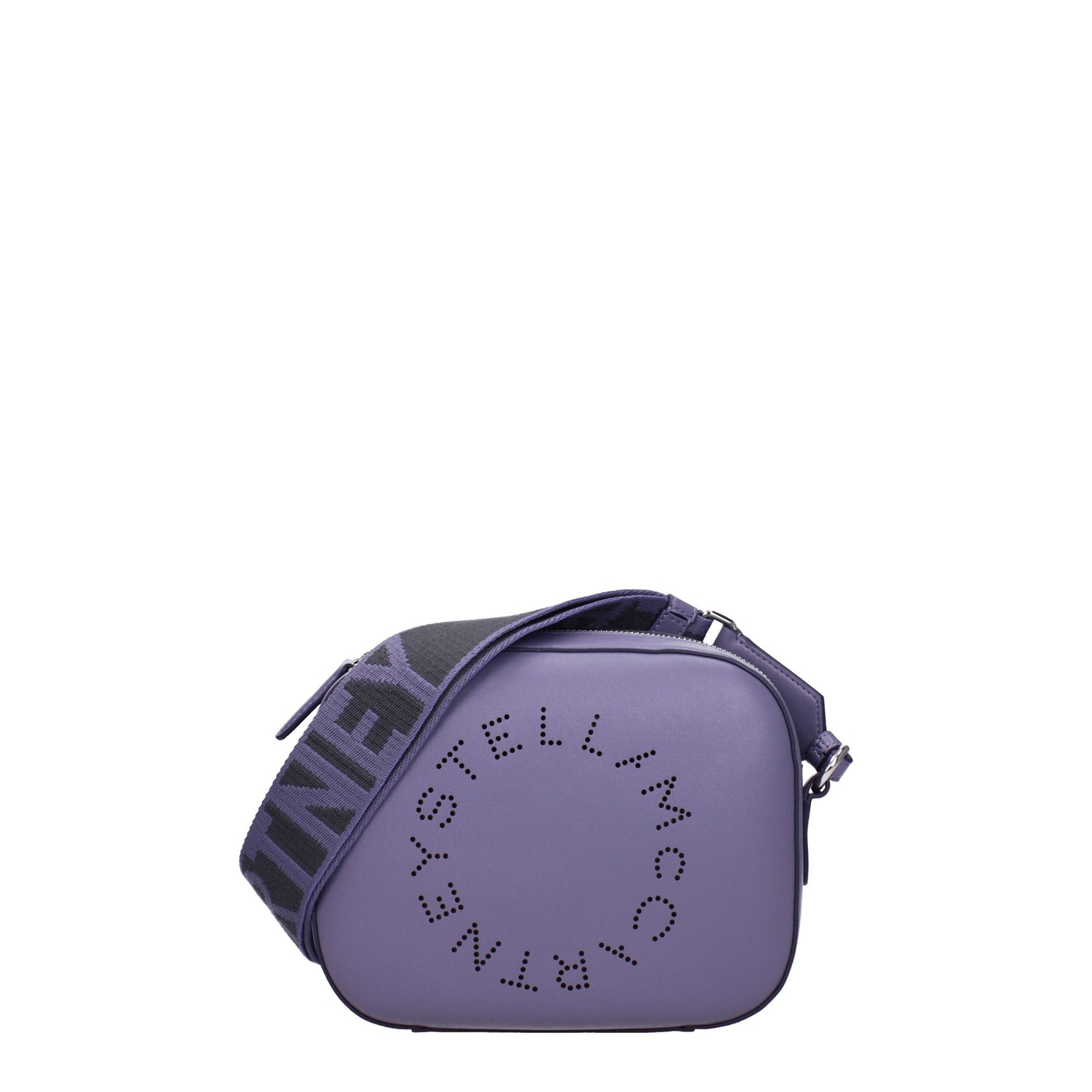 Stella McCartney Borse a Tracolla camera bag Donna Eco Pelle Viola Uva