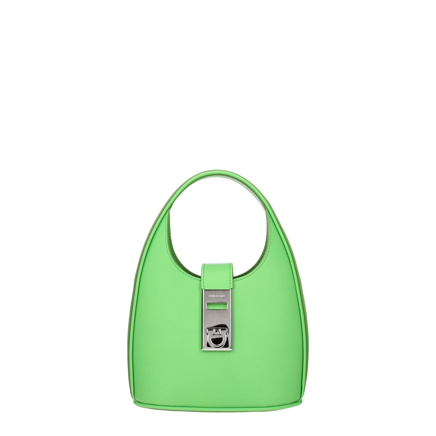 Salvatore Ferragamo Borse a Mano hobo  Donna Pelle Verde Lime