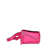 Loewe Zaini e Marsupi puzzle Donna Pelle Rosa Rosa Neon