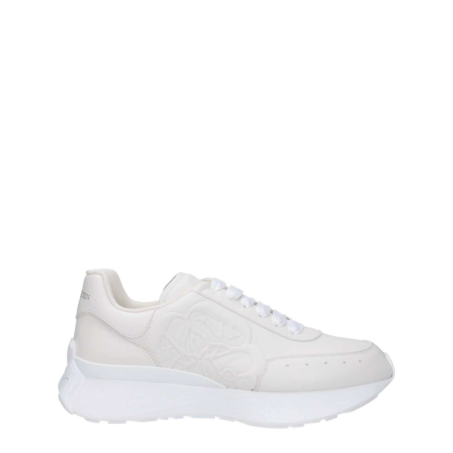 Alexander McQueen Sneakers sprint runner Uomo Pelle Bianco