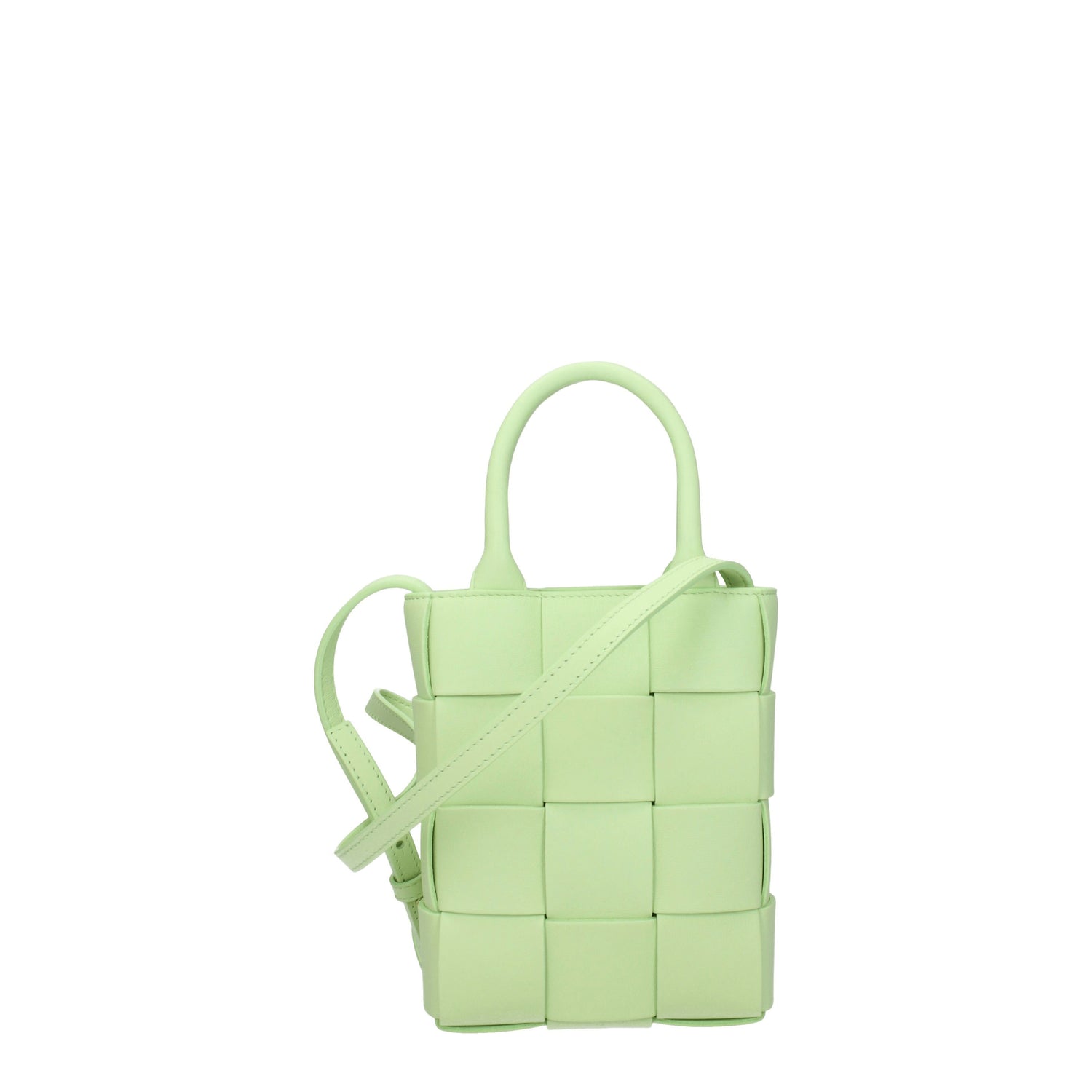 Bottega Veneta Borse a Mano Donna Pelle Verde Finocchio