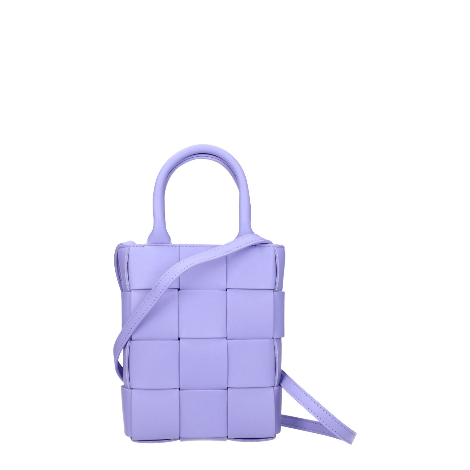 Bottega Veneta Borse a Mano Donna Pelle Viola Ametista