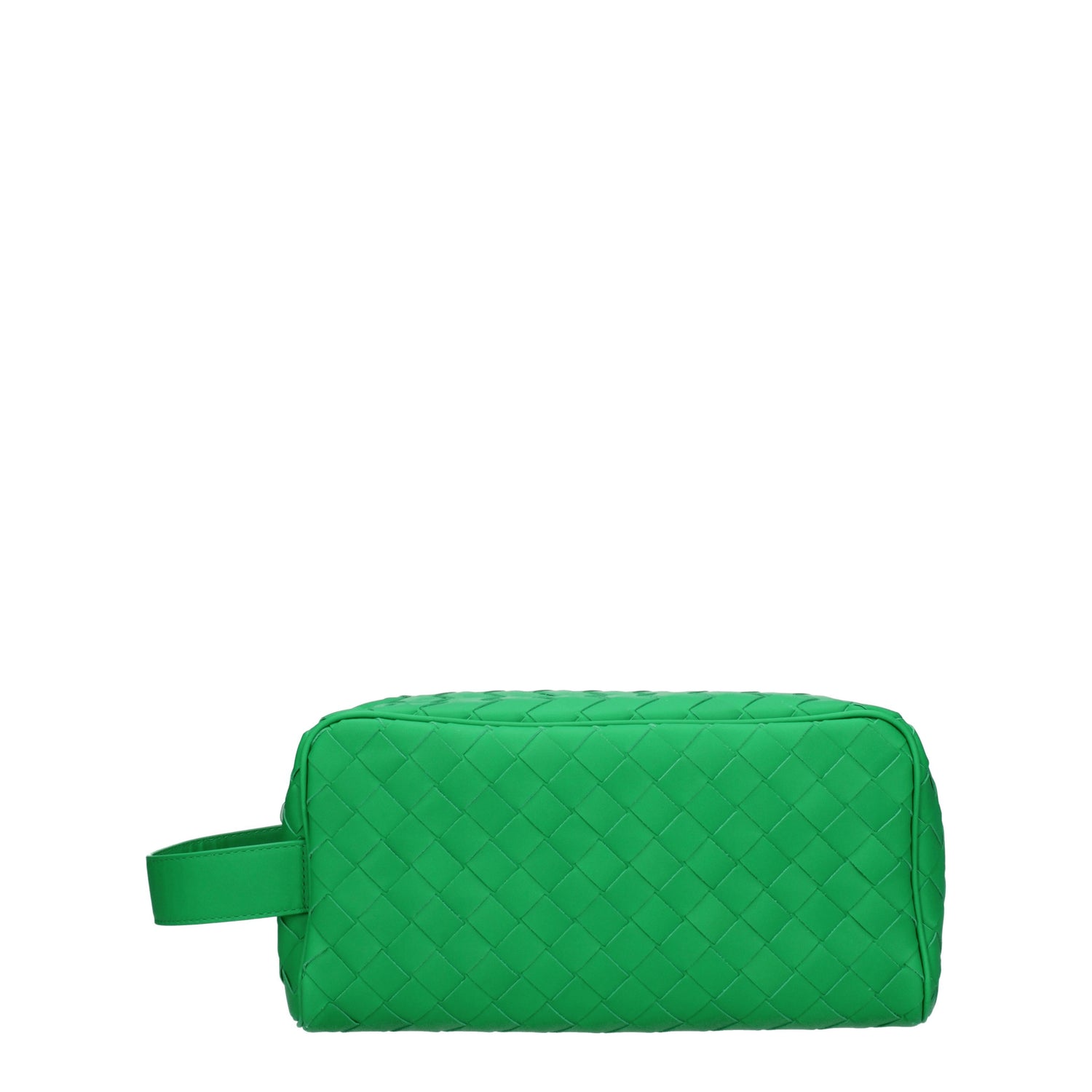 Bottega Veneta Beauty Case Uomo Pelle Verde Parrocchetto