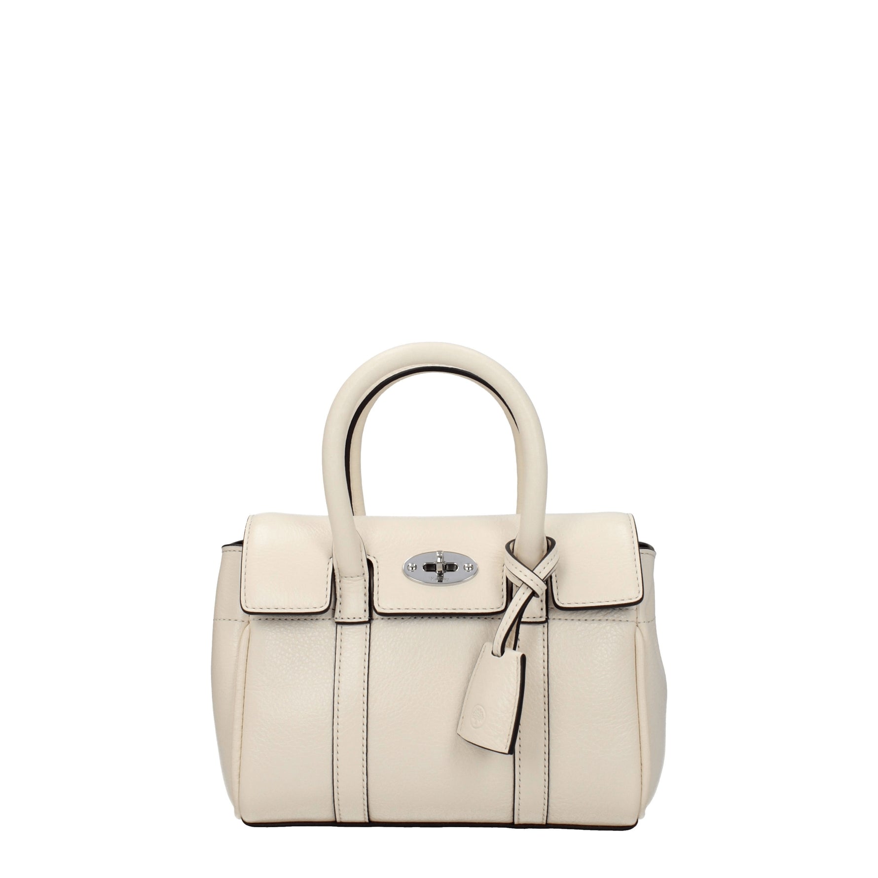 Mulberry Borse a Mano bayswater Donna Pelle Beige Guscio d'Uovo