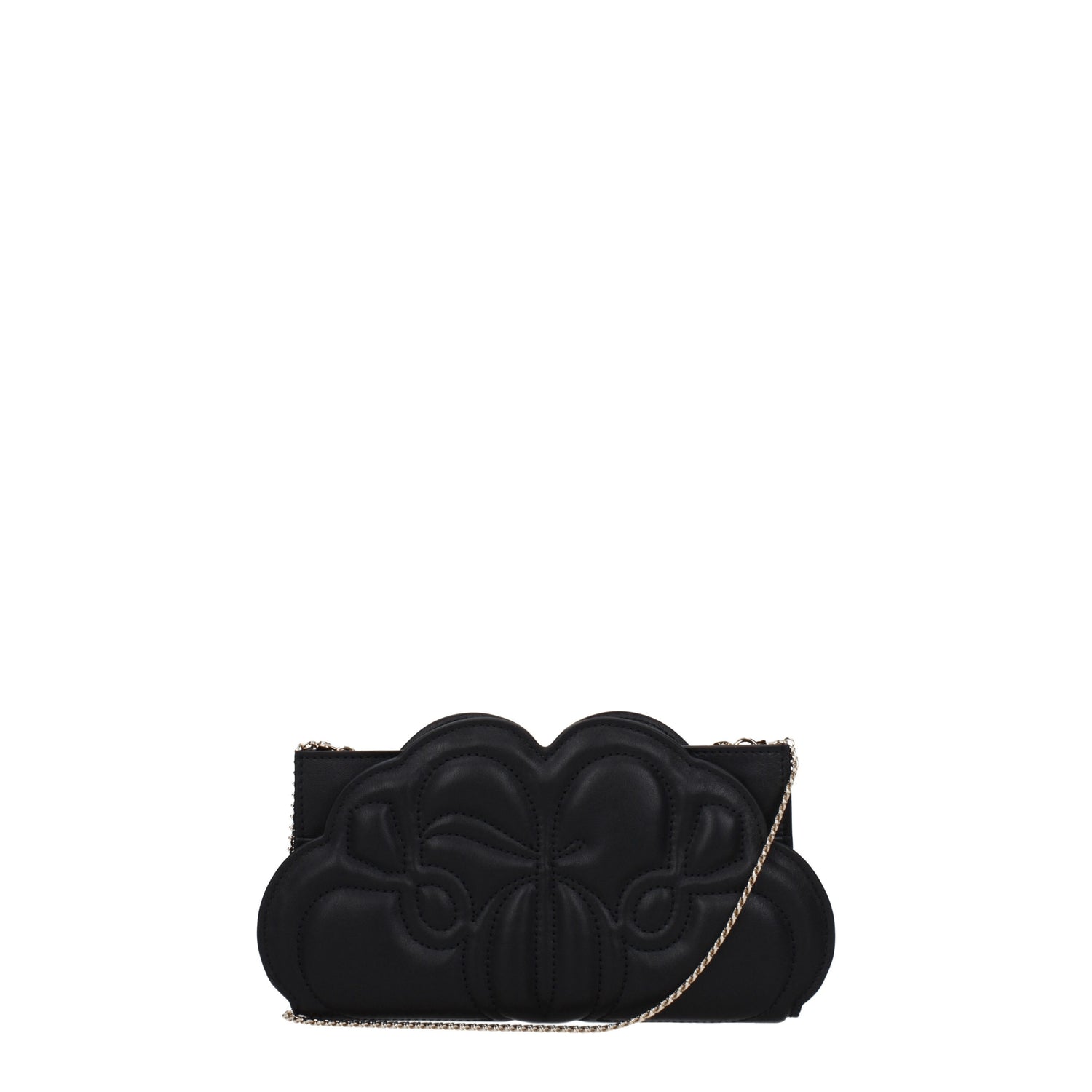 Alexander McQueen Pochette Donna Pelle Nero