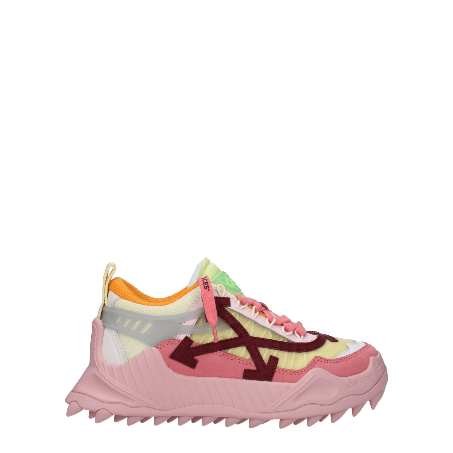 Off-White Sneakers Donna Tessuto Giallo Barolo