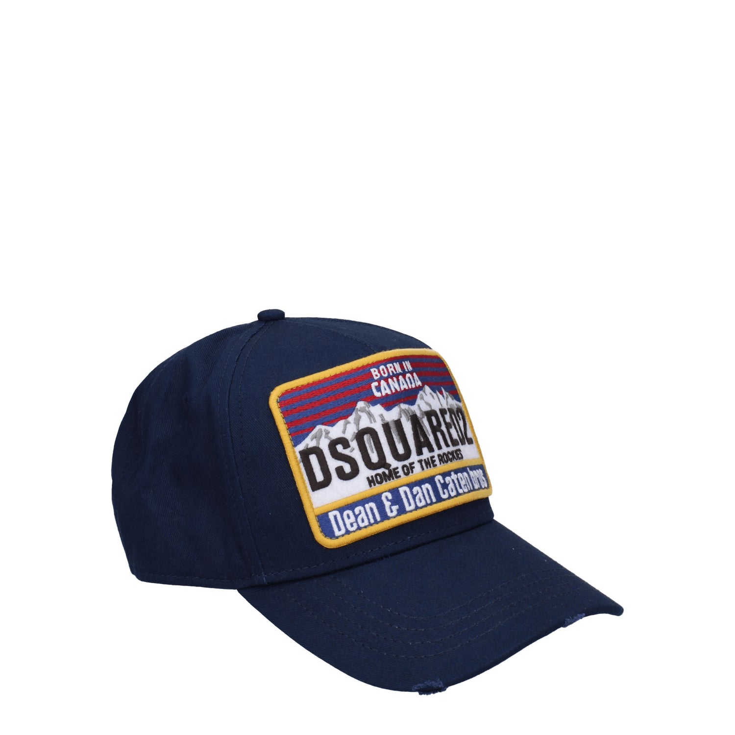 Dsquared2 Cappelli Uomo Cotone Blu