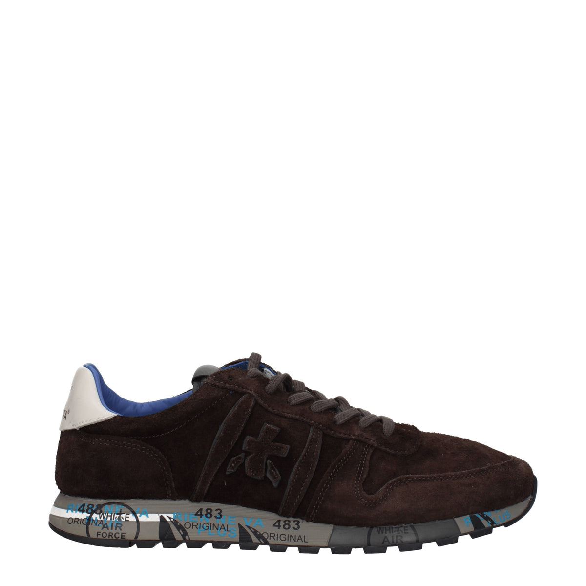 Premiata Sneakers eric Uomo Camoscio Marrone Testa di Moro