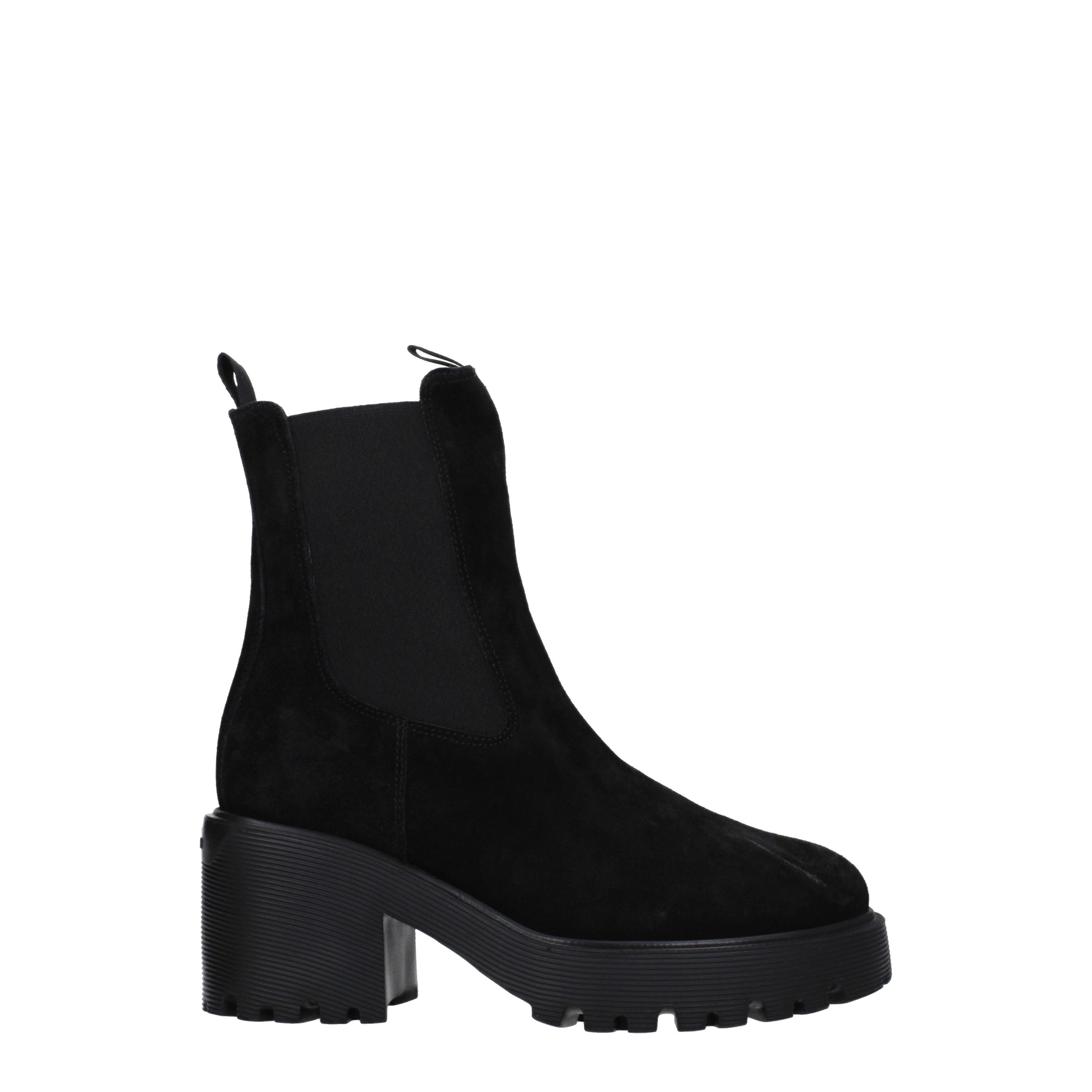 Hogan Ankle Boots Women Suede Black B Exit B Exit top shop online