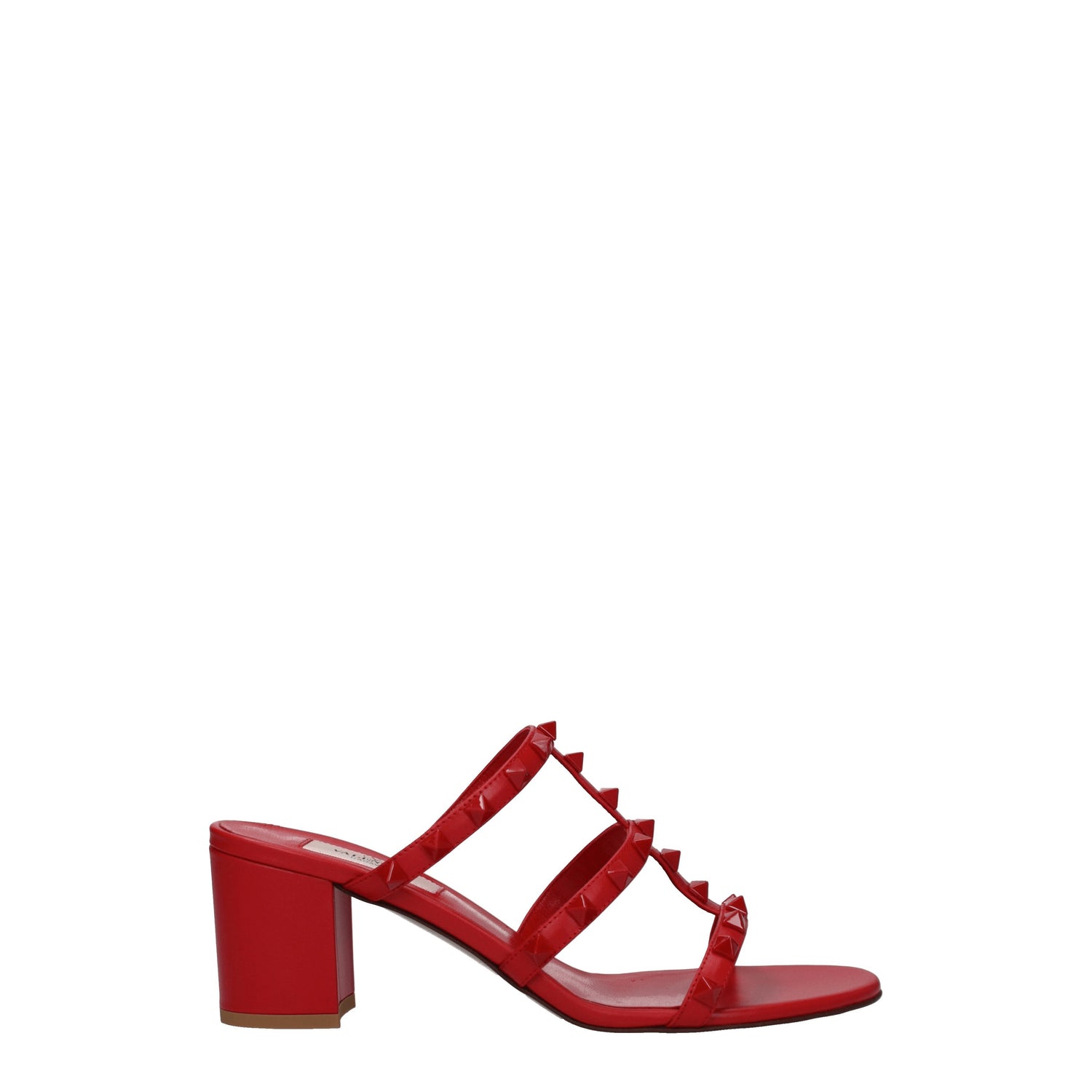 Valentino Garavani Sandali rockstud Donna Pelle Rosso