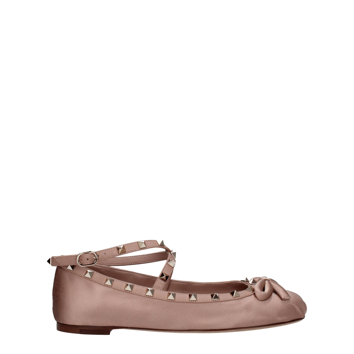 Valentino Garavani Ballerine rockstud Donna Raso Rosa Rose