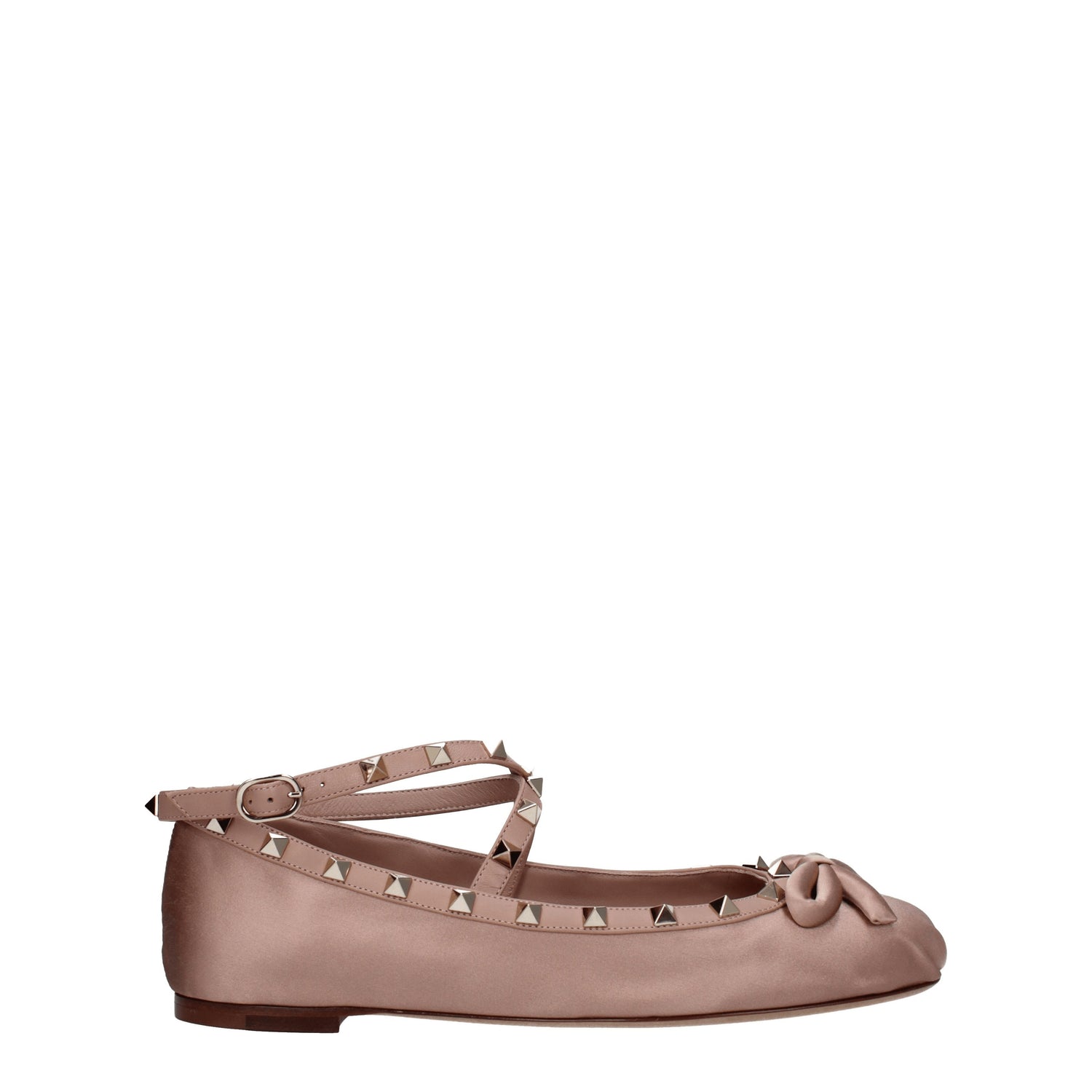 Valentino Garavani Ballerine rockstud Donna Raso Rosa Rose