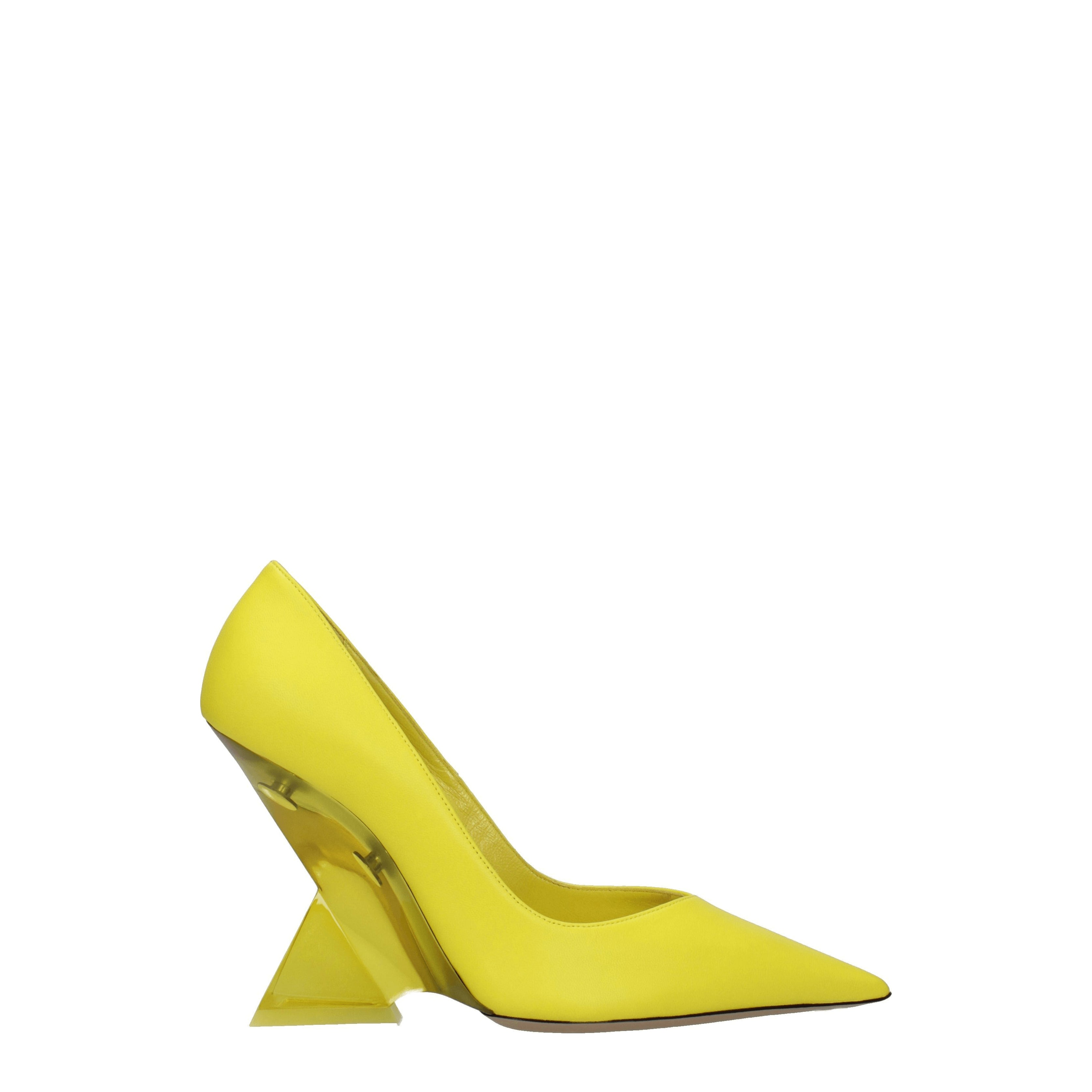 The Attico Pumps Women Leather Yellow Sunflower B Exit B Exit top shop online