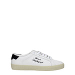 Saint Laurent Sneakers Donna Pelle Bianco Nero