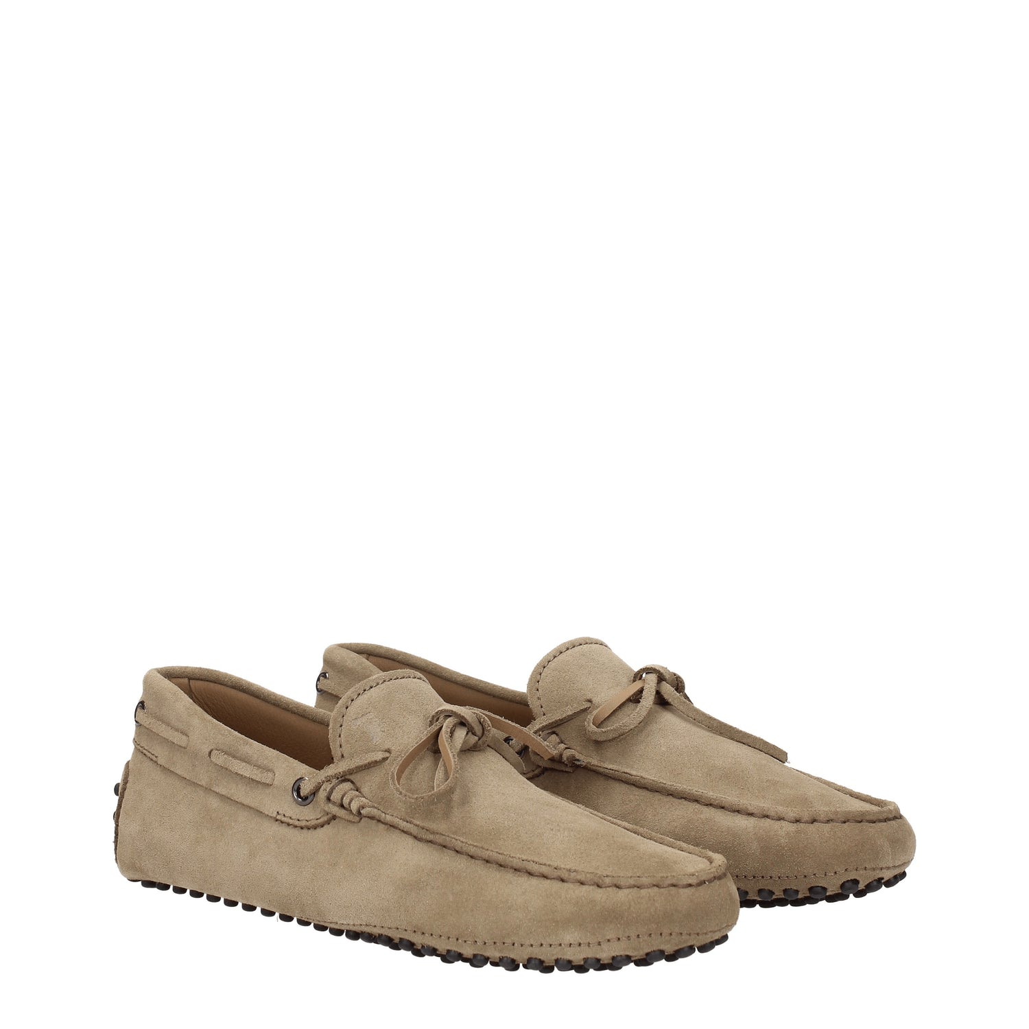 Tod's Mocassini Uomo Camoscio Beige