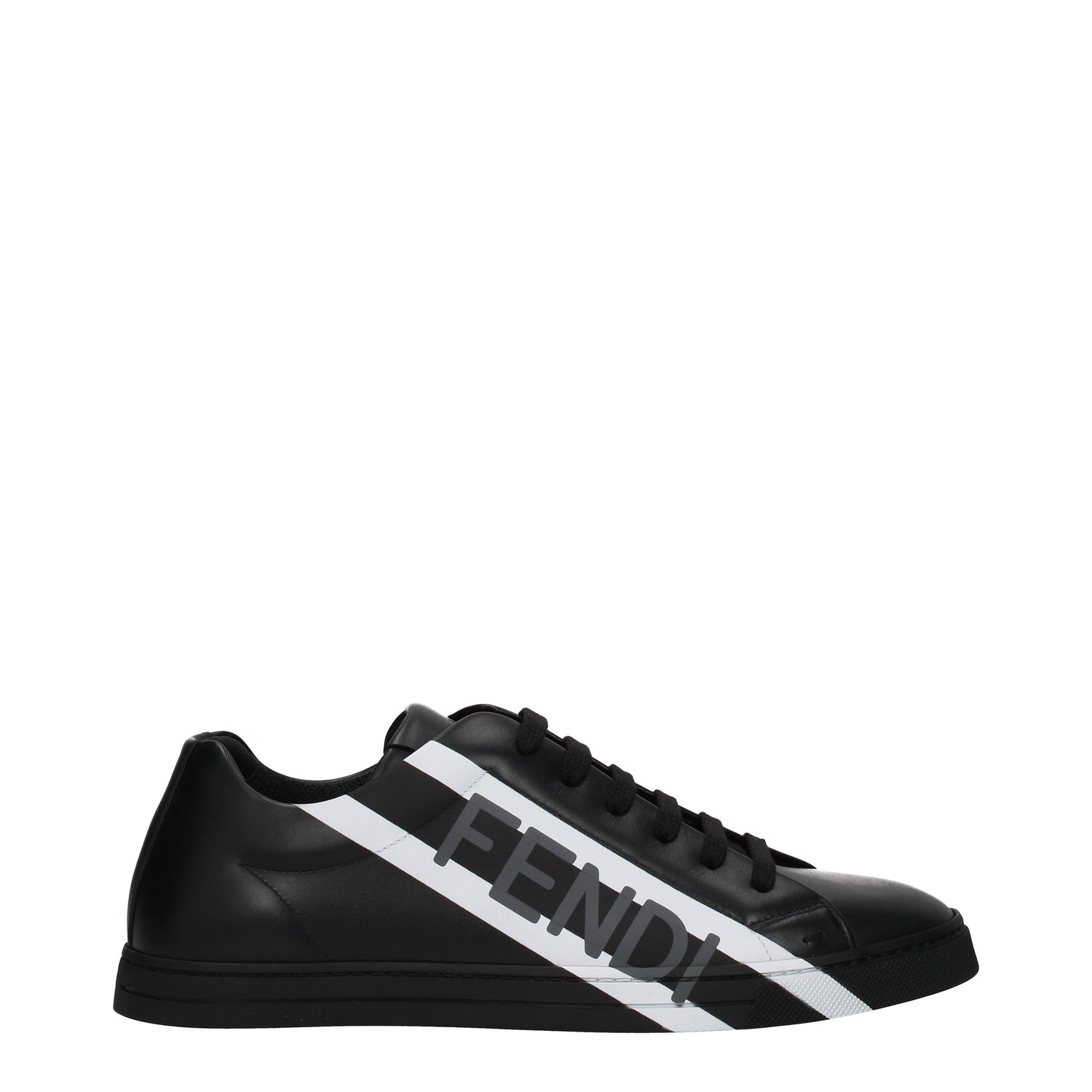 Fendi Sneakers Uomo Pelle Nero Nero