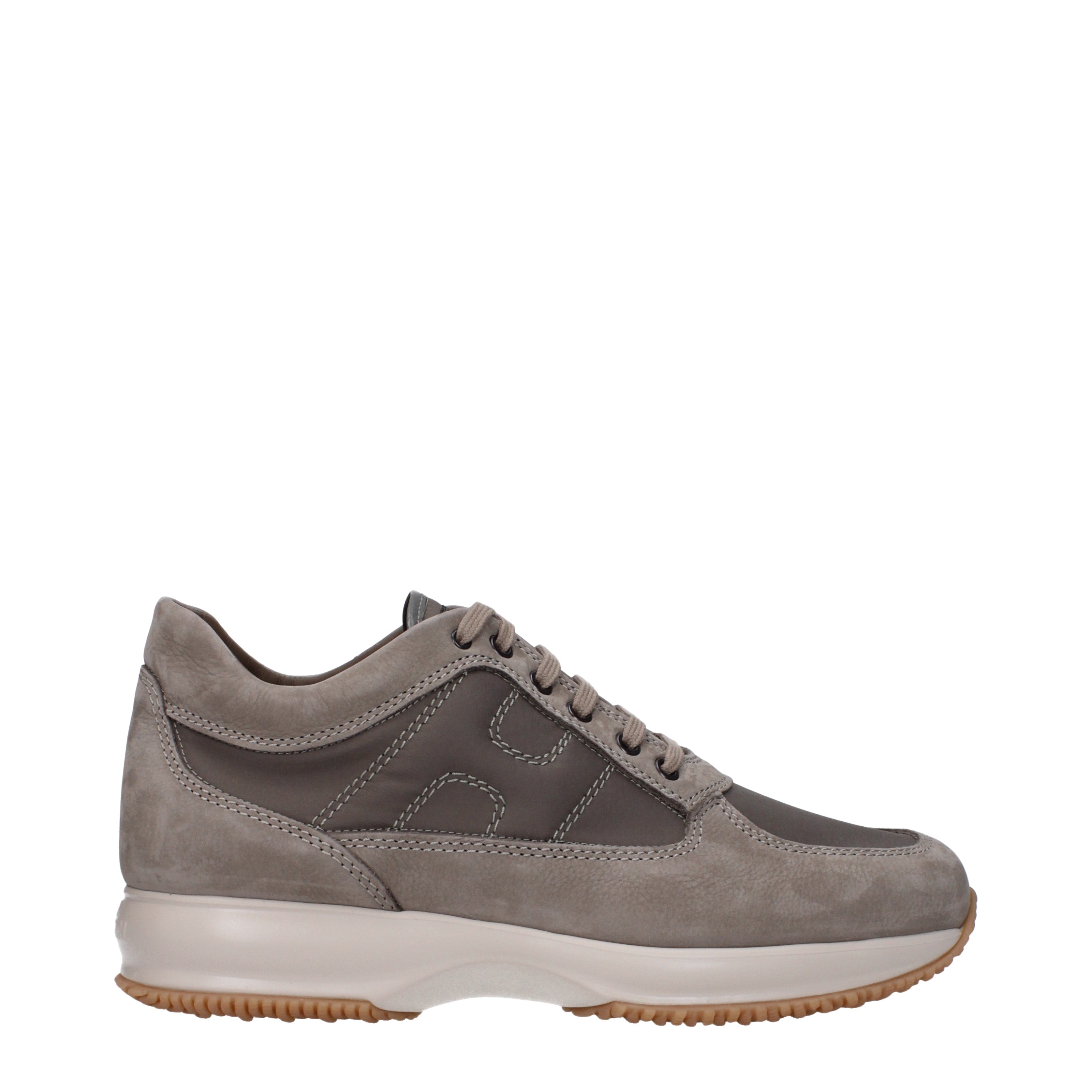 Hogan Sneakers Men Fabric Gray Mud B Exit B Exit top shop online