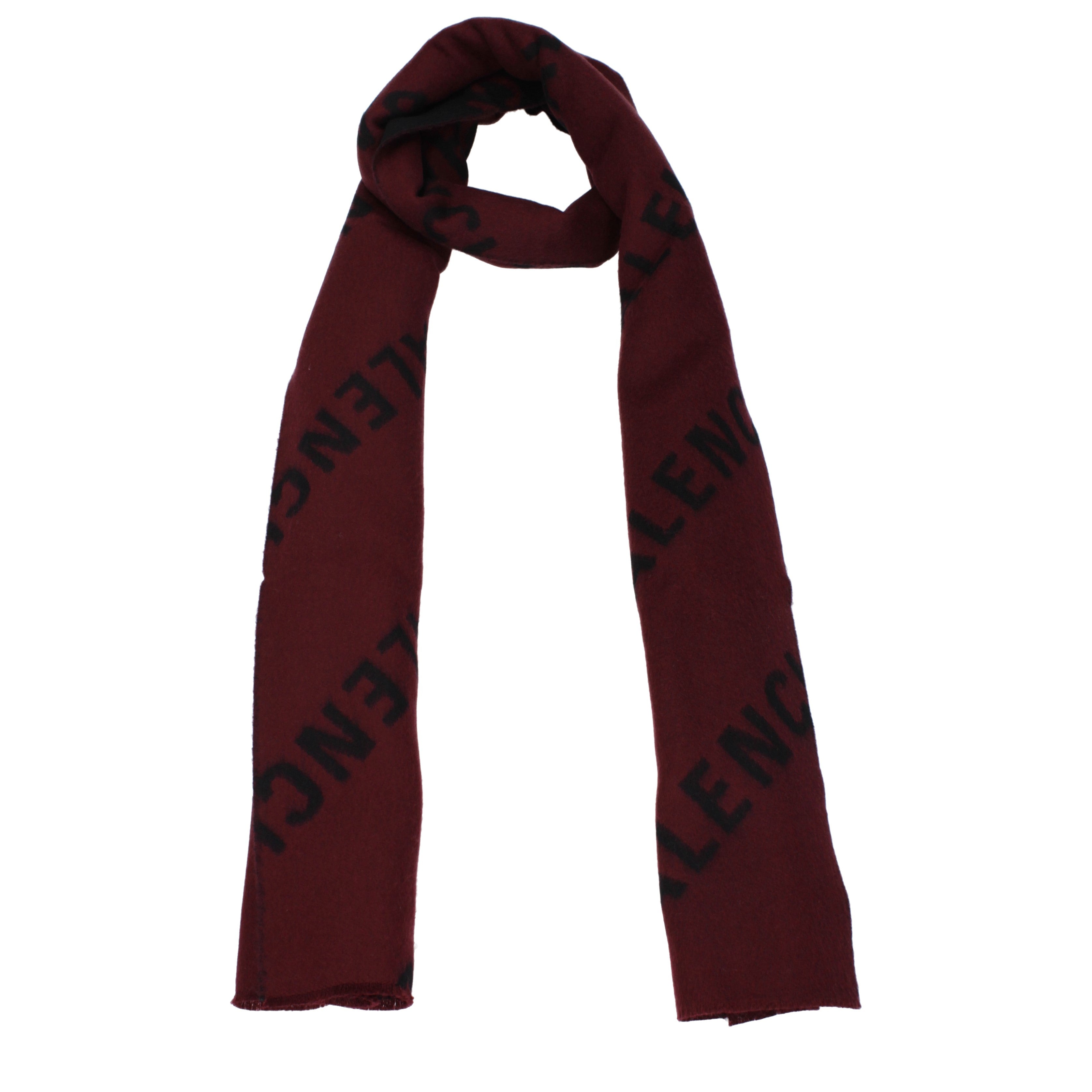 Balenciaga wool scarf hotsell