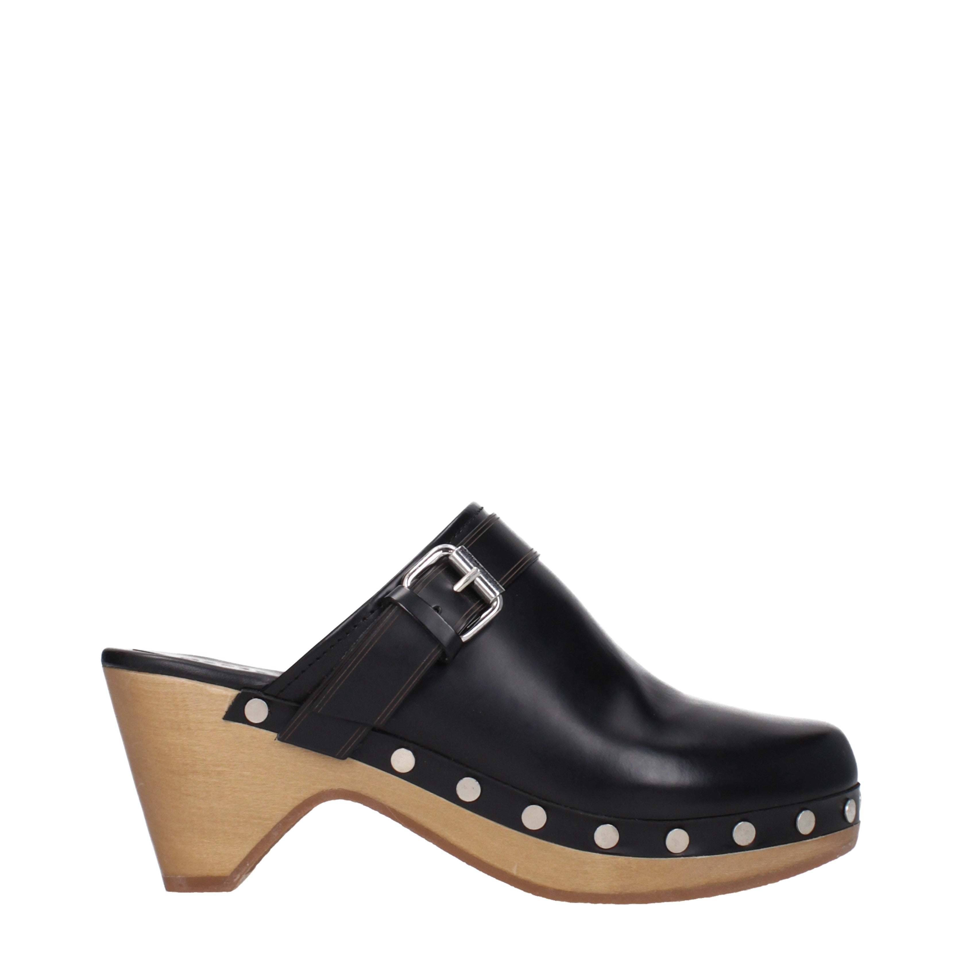 Isabel Marant Slippers and Clogs Women Leather Black B Exit B Exit top shop online