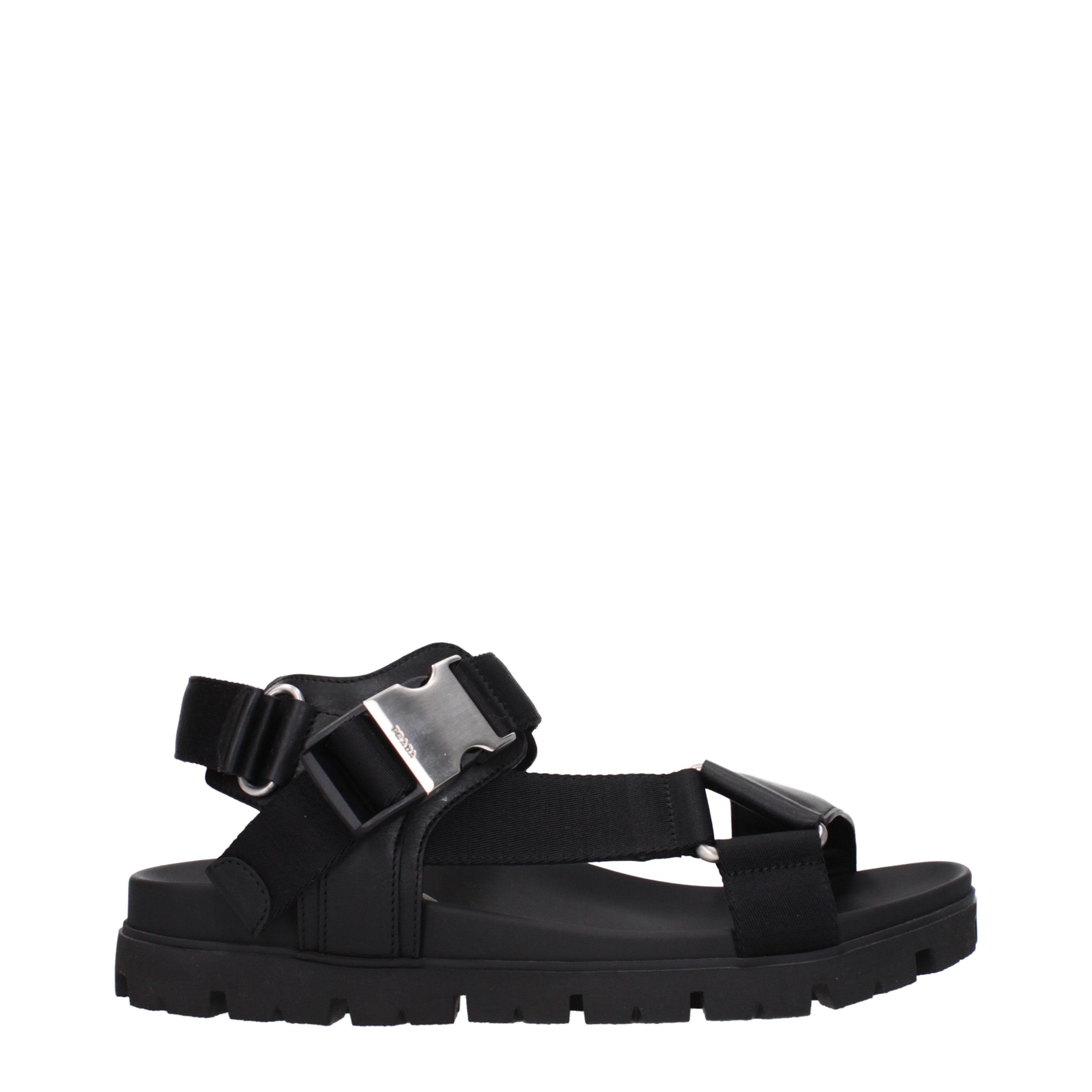 Black shops Prada Sandals