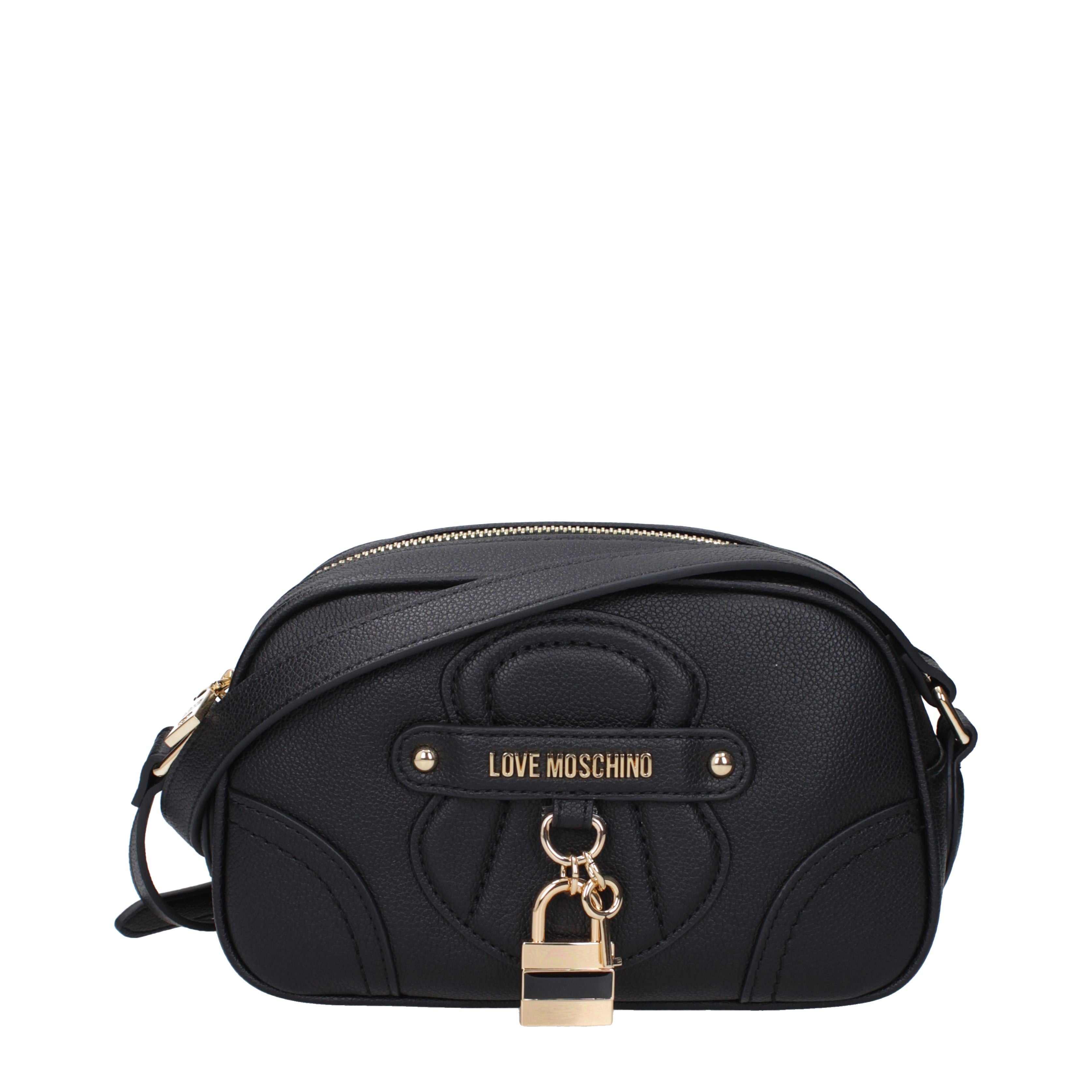 Love Moschino Crossbody Bags Women Polyurethane Black B Exit B Exit top shop online