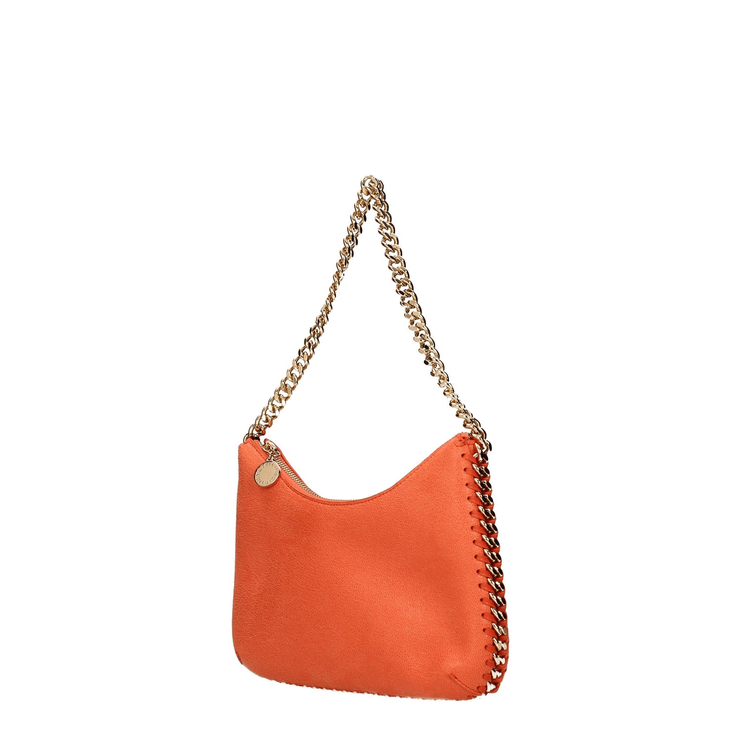 Stella McCartney Borse a Spalla falabella Donna Eco Camoscio Arancione Arancione Chiaro