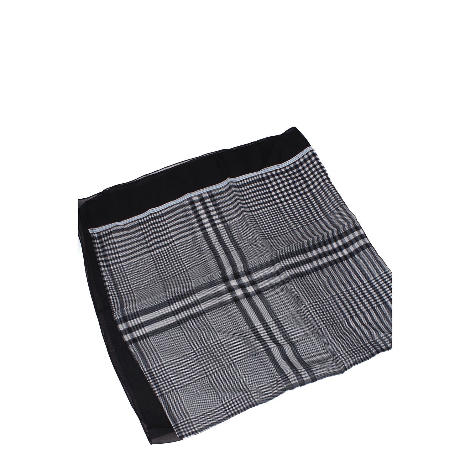 Burberry Foulard Donna Seta Grigio