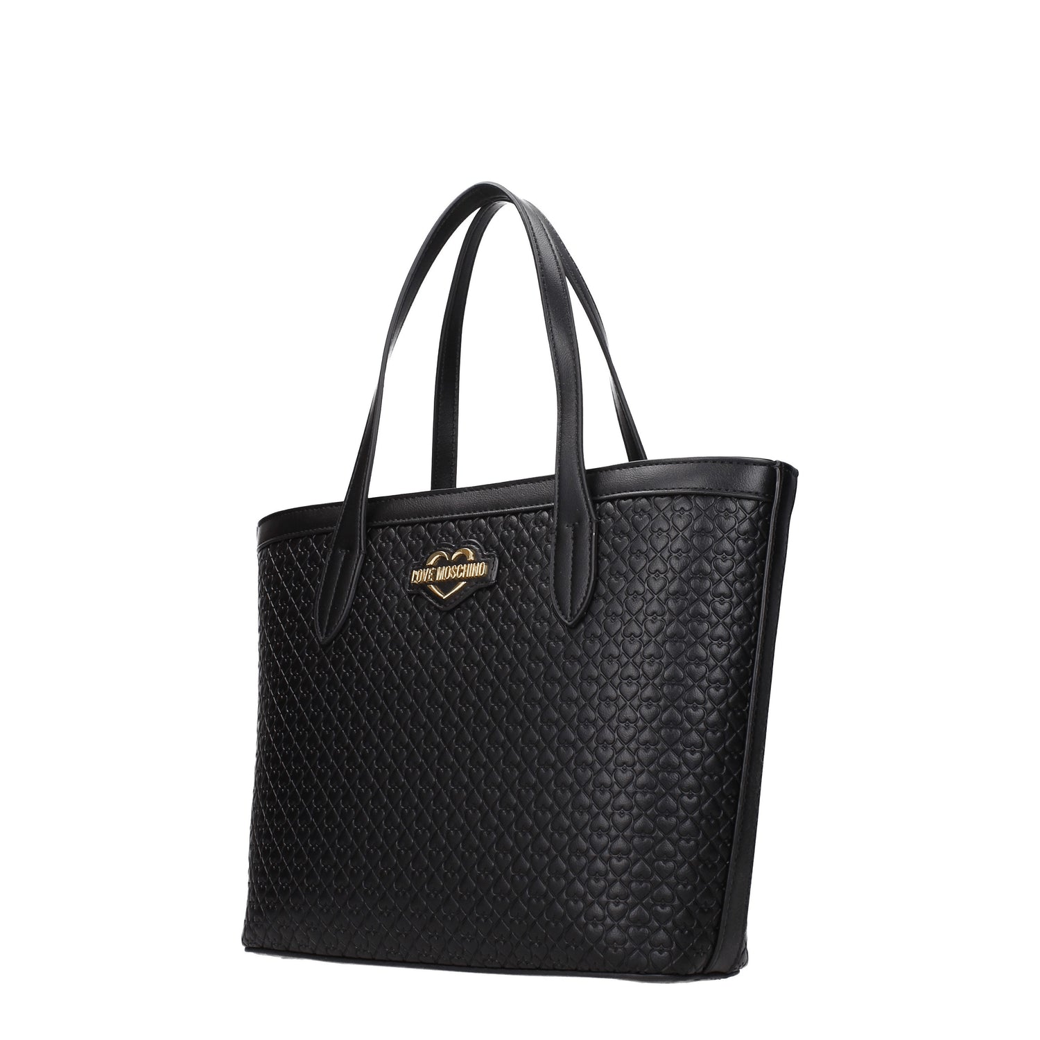 Love Moschino Borse a Mano Donna Poliuretano Nero