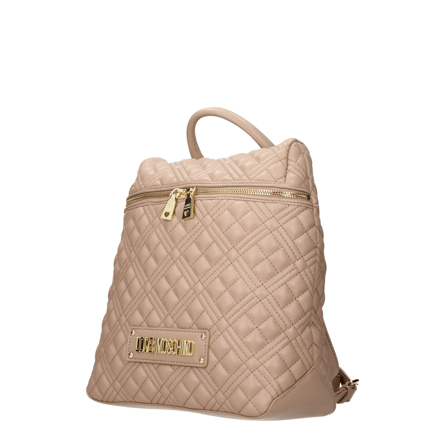 Love Moschino Zaini e Marsupi Donna Poliuretano Beige Talpa