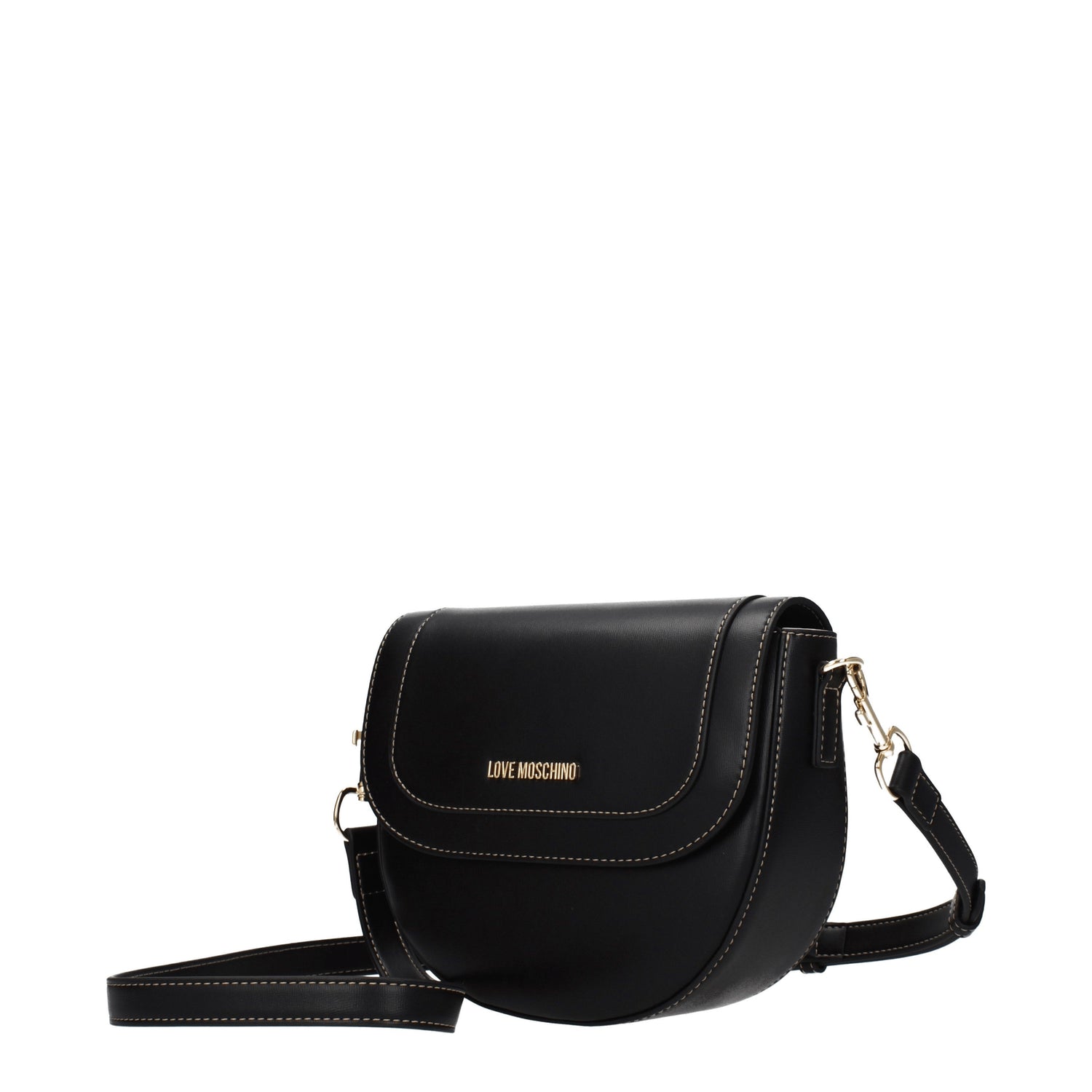 Love Moschino Borse a Tracolla eco friendly Donna Poliuretano Nero