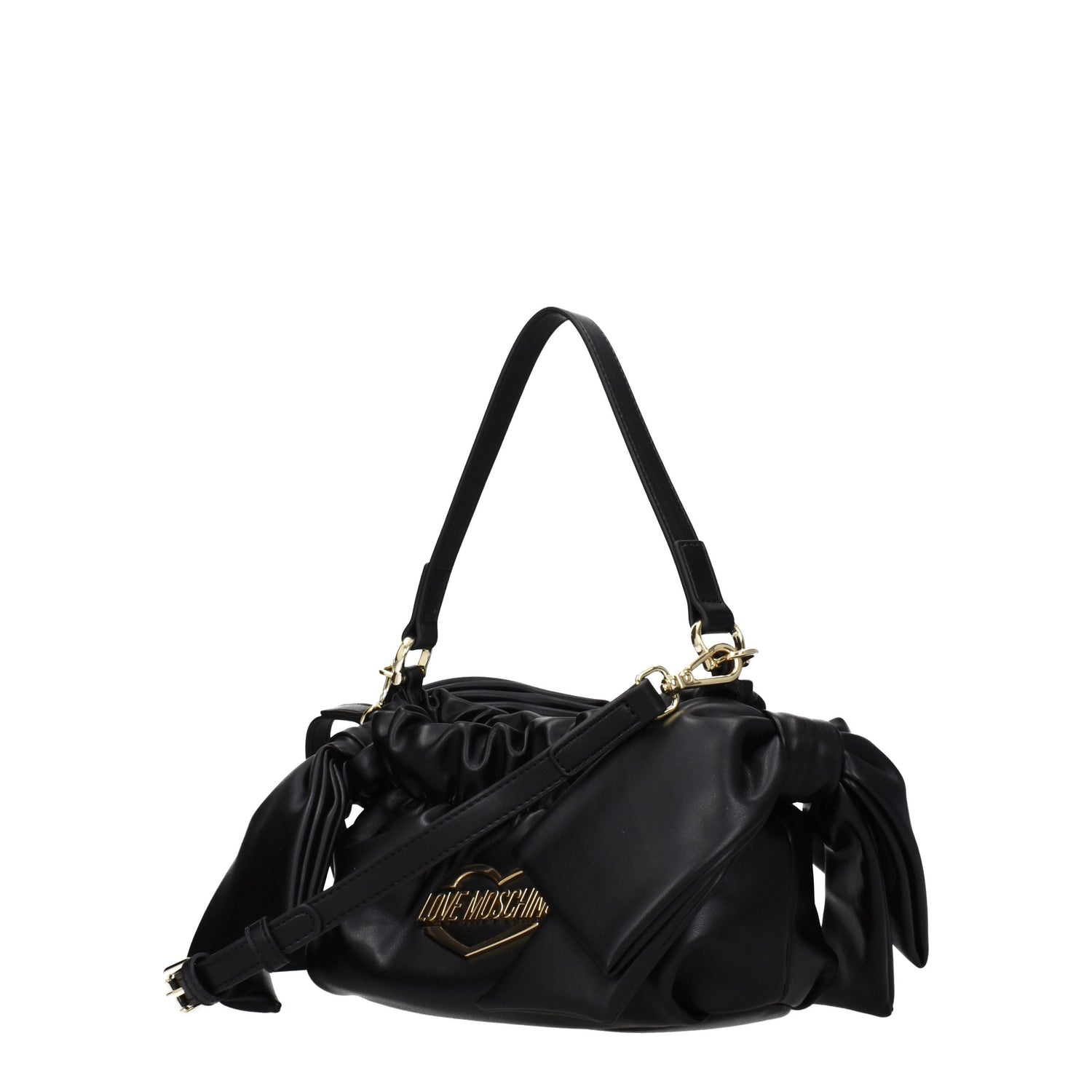 Love Moschino Borse a Mano Donna Poliuretano Nero