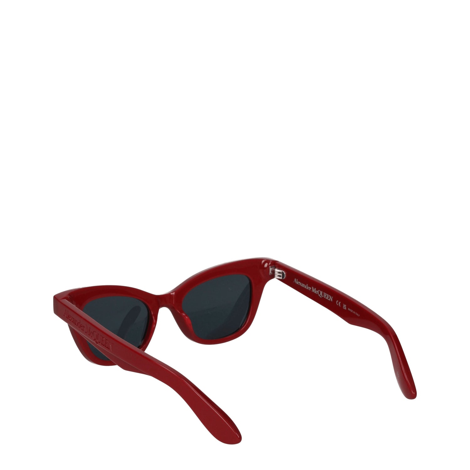 Alexander McQueen Occhiali da Sole Donna Acetato Rosso Blu