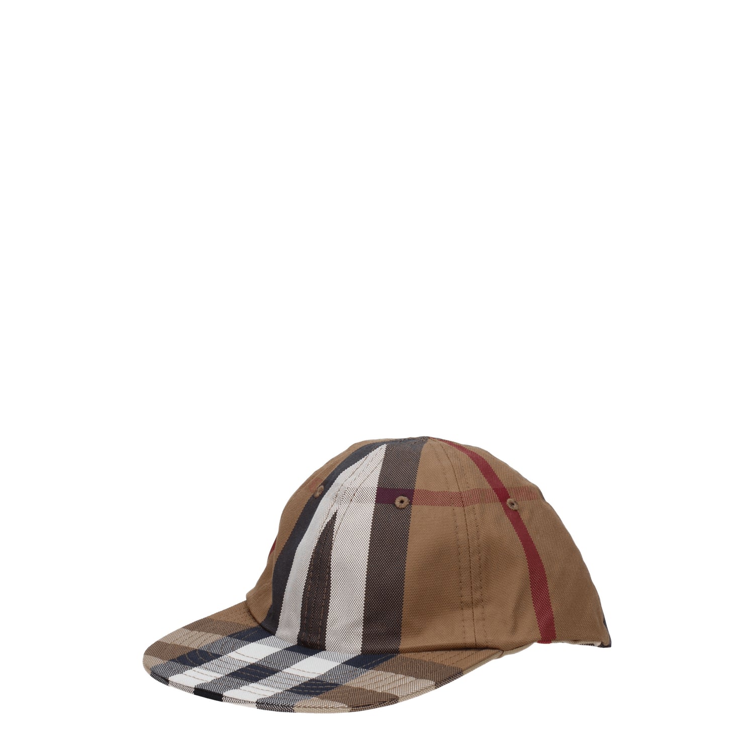 Burberry Cappelli Uomo Cotone Beige Marrone